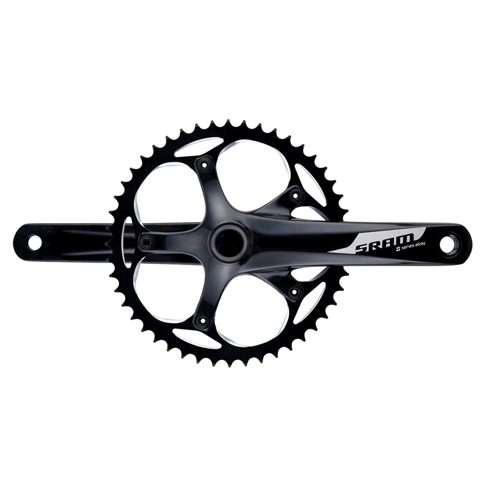 SRAM Crank Set S300 1.1 Courier Mirror Black GXP Cups 68mm | Power2Cycle BLACK 170MM | Power2Cycle 48T