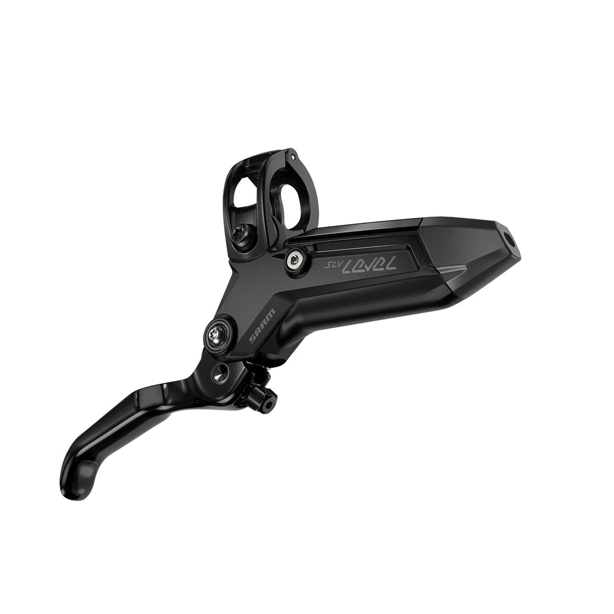 SRAM Disc Brake Level Silver Stealth 4 Piston | Power2Cycle Aluminum Lever, Stainle | Power2Cycle Hardware, Reach Adj, Front Hose (Includes MMX Clamp, Rotor/Bracket Sold Separately) C1 | Power2Cycle BLACK ANO 950MM