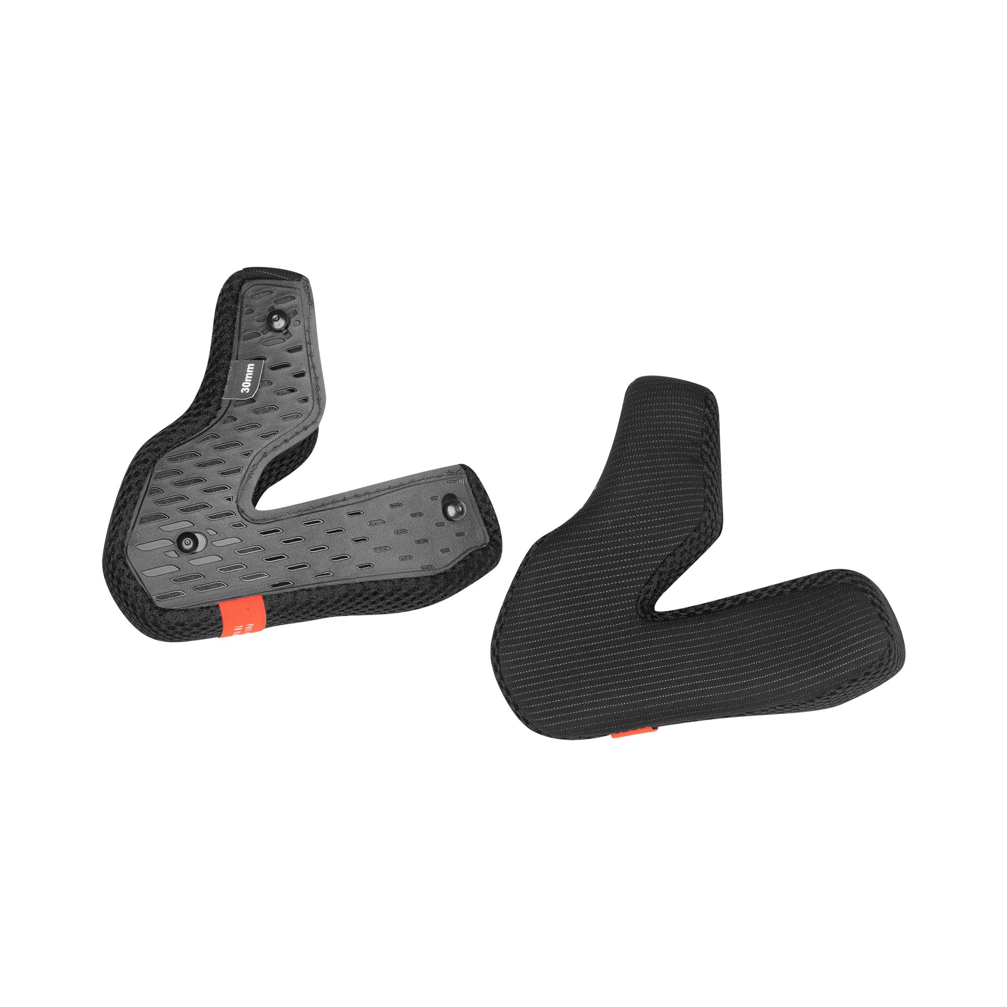 Insurgent Spherical MTB Helmet Cheek Pads 2023: BLACK 25MM