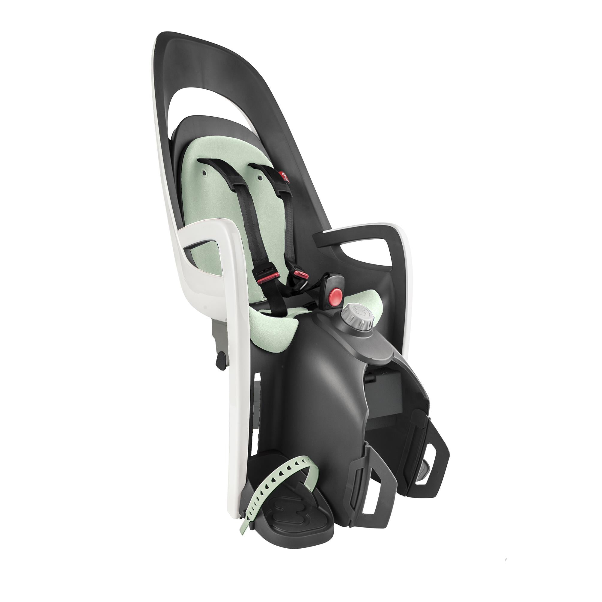 Hamax Care | Power2Cycle Child Bike Seat Pannier Rack Version 2023 | Power2Cycle WHITE/MINT