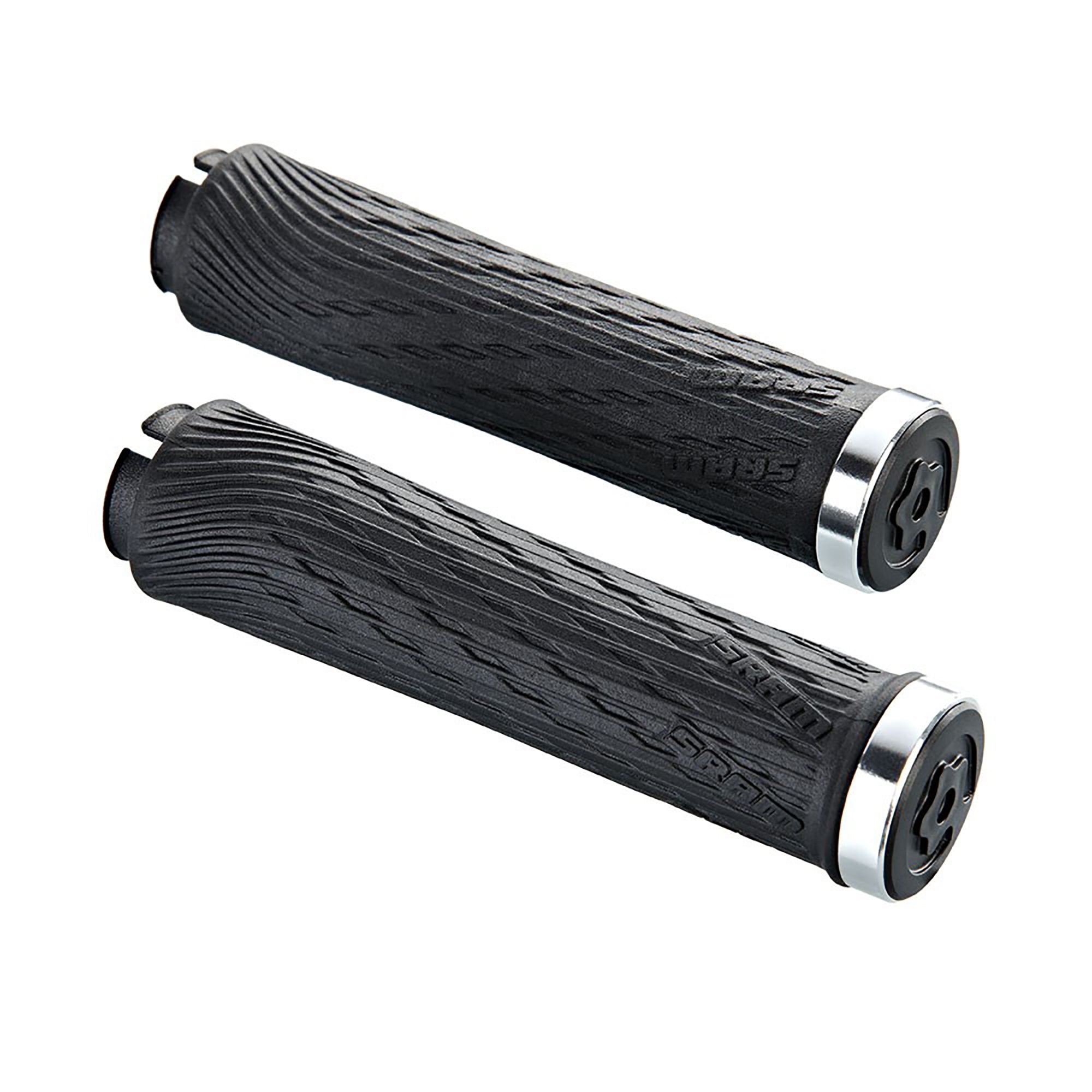 Locking Grips for Grip Shift Integrated 100mm with Black Clamps and End Plug | Power2Cycle