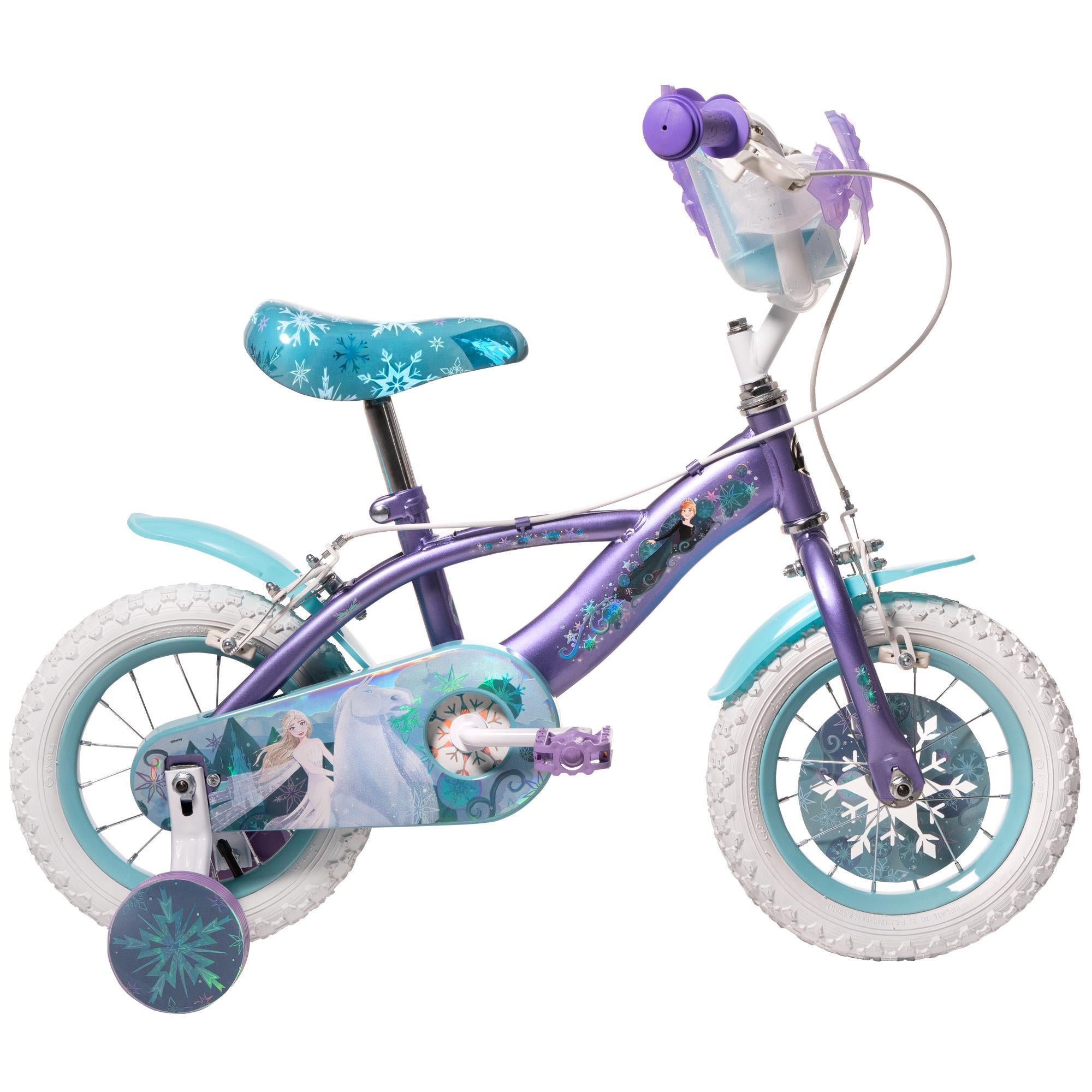 Huffy Disney Frozen 12" Kids Bike | Power2Cycle PURPLE/GREEN 12"