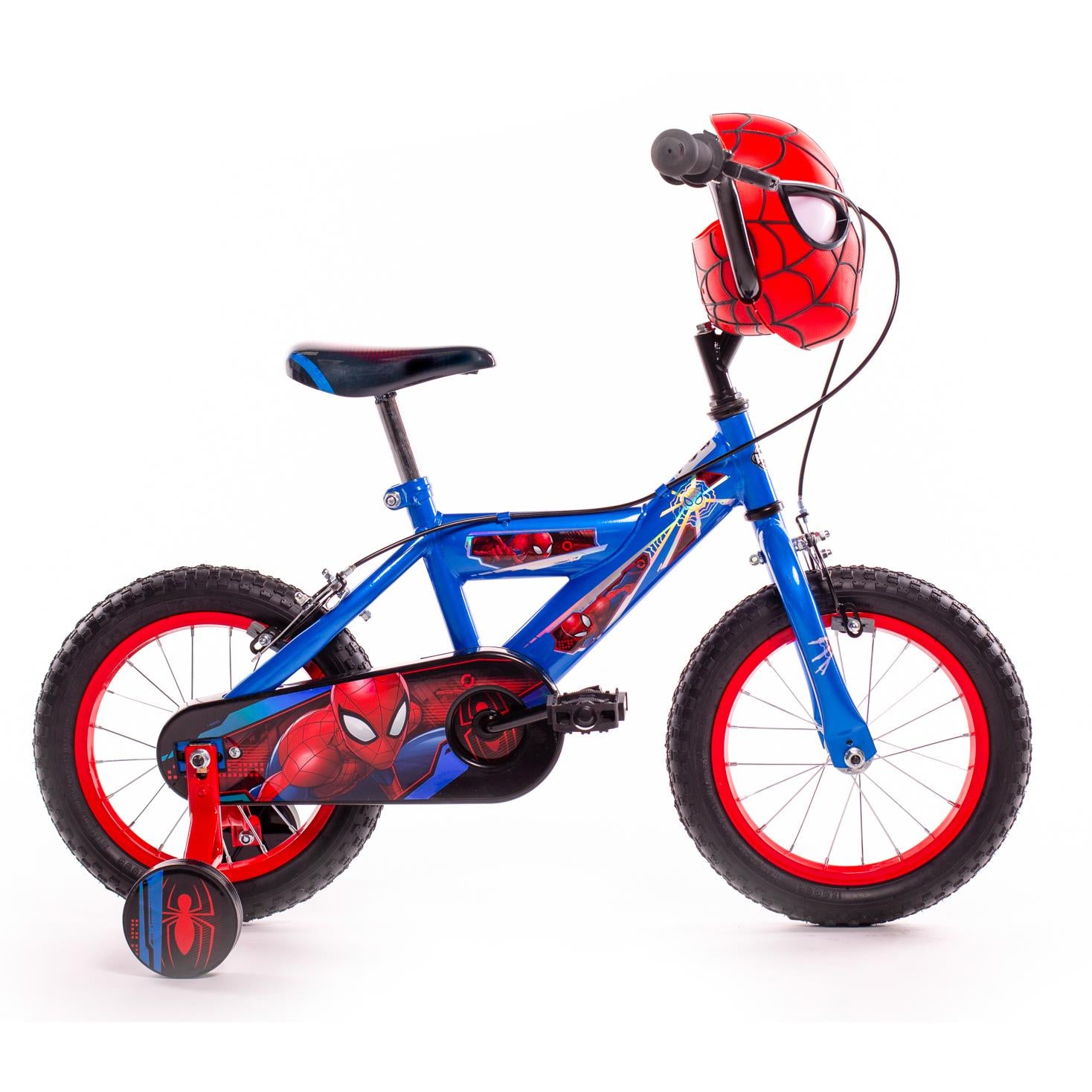 Huffy Marvel Spider | Power2CycleMan 14" Kids Bike | Power2Cycle RED/BLUE 14"