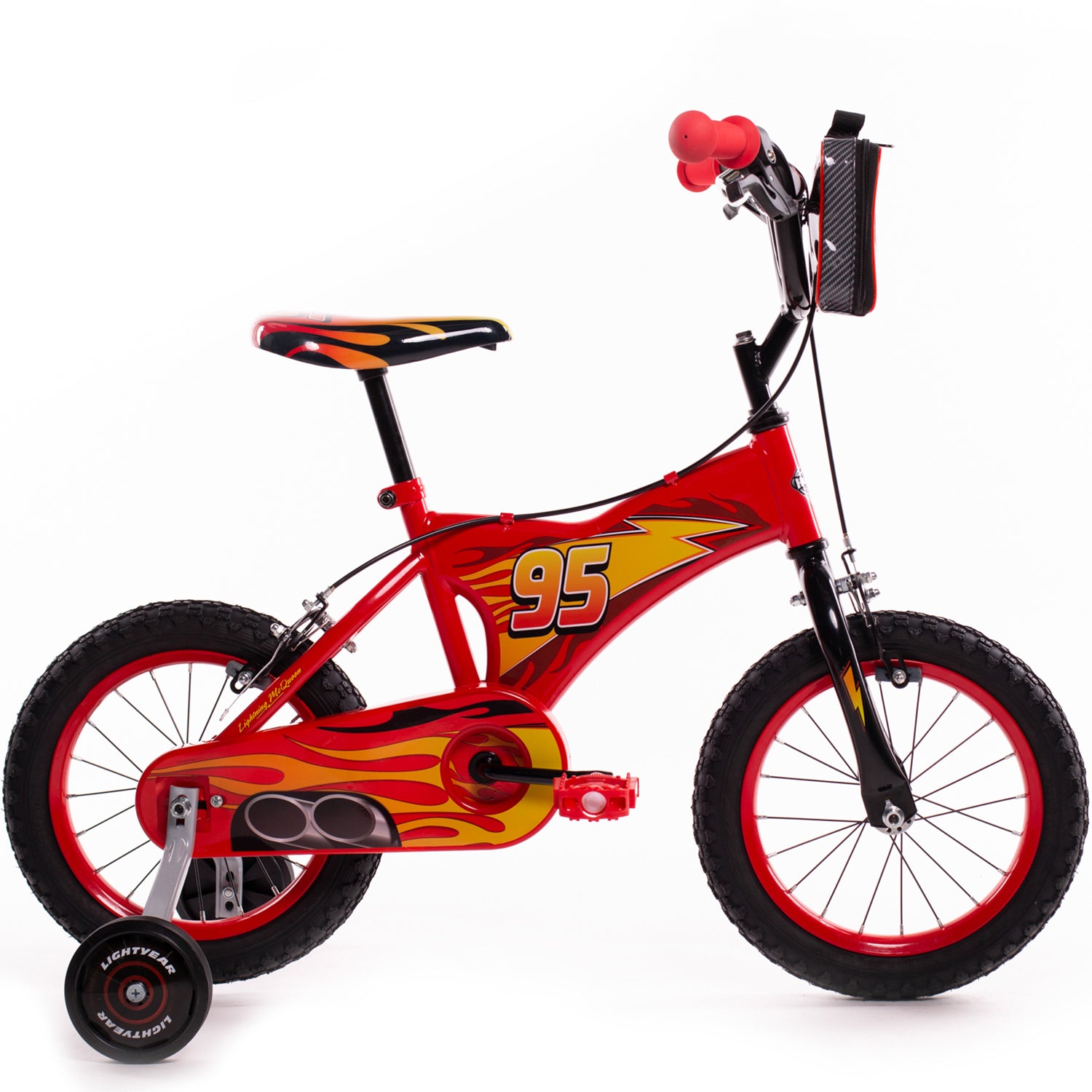 Huffy Disney Cars 14" Kids Bike | Power2Cycle RED 14"