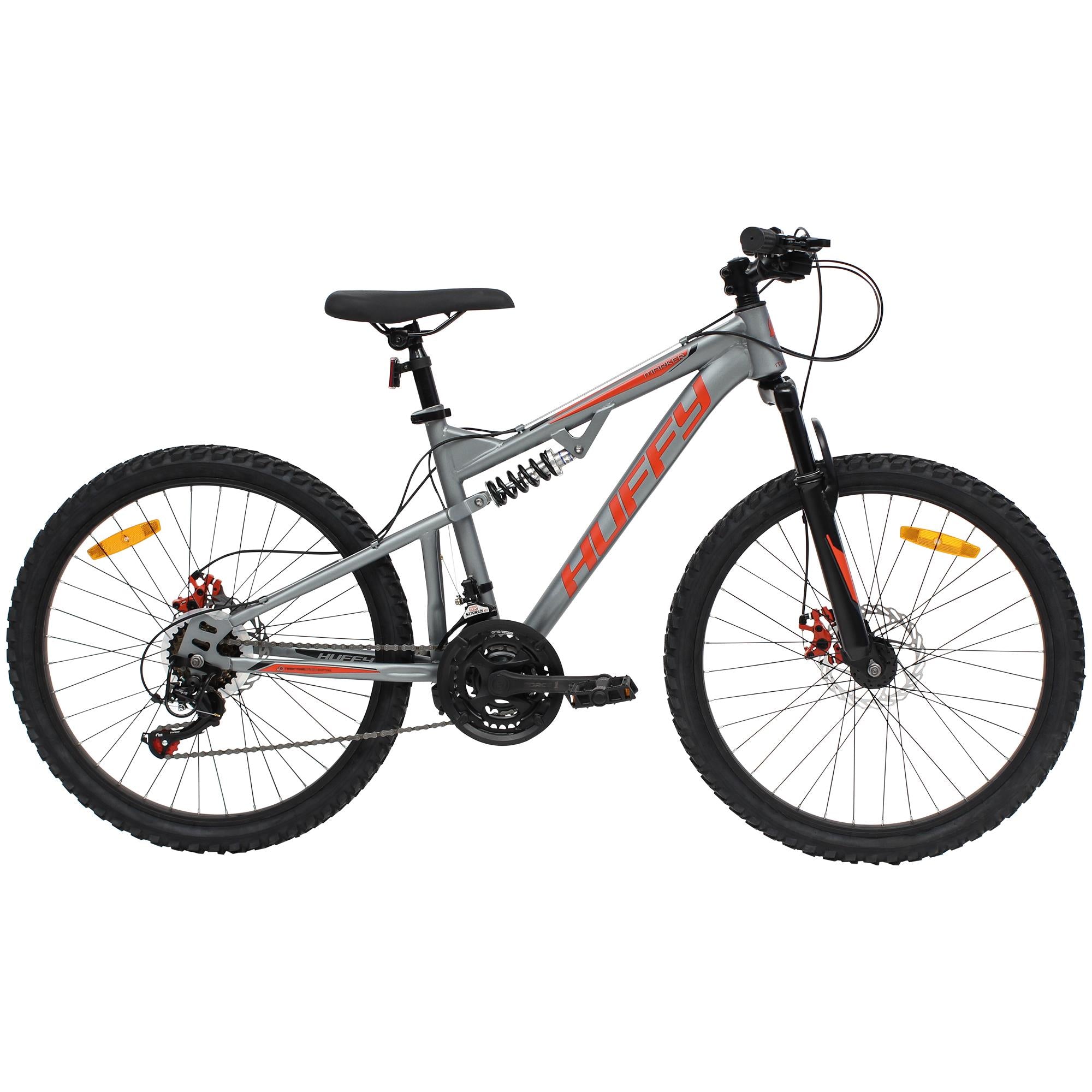 Huffy Marker 24" Mountain Bike | Power2Cycle GUNMETAL GREY 24"