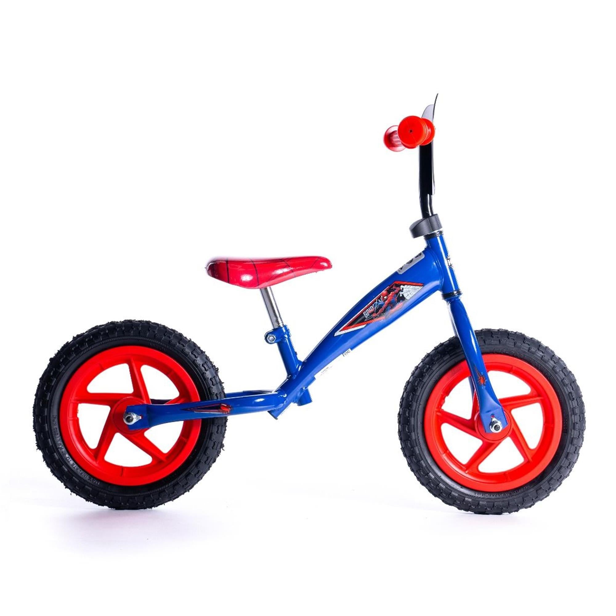 Huffy Marvel Spider | Power2CycleMan Balance Bike | Power2Cycle RED/BLUE 12"