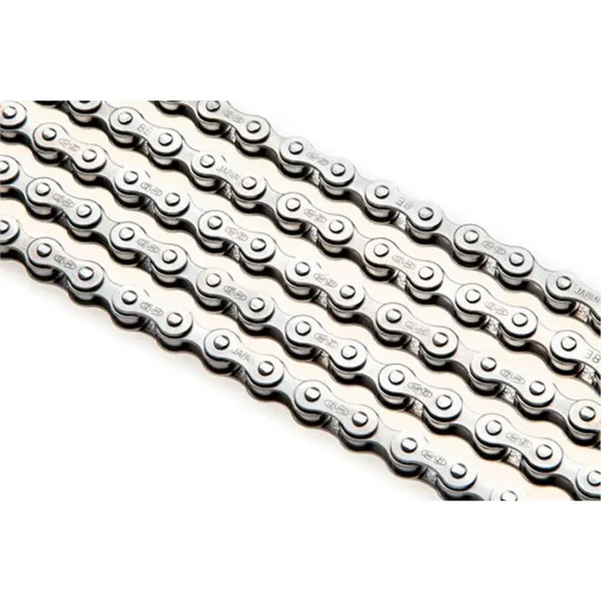 "ES410 TG Touch Guard 1/2" X 1/18" Track Chain Silver | Power2Cycle SILVER 1/2" X 1/8""