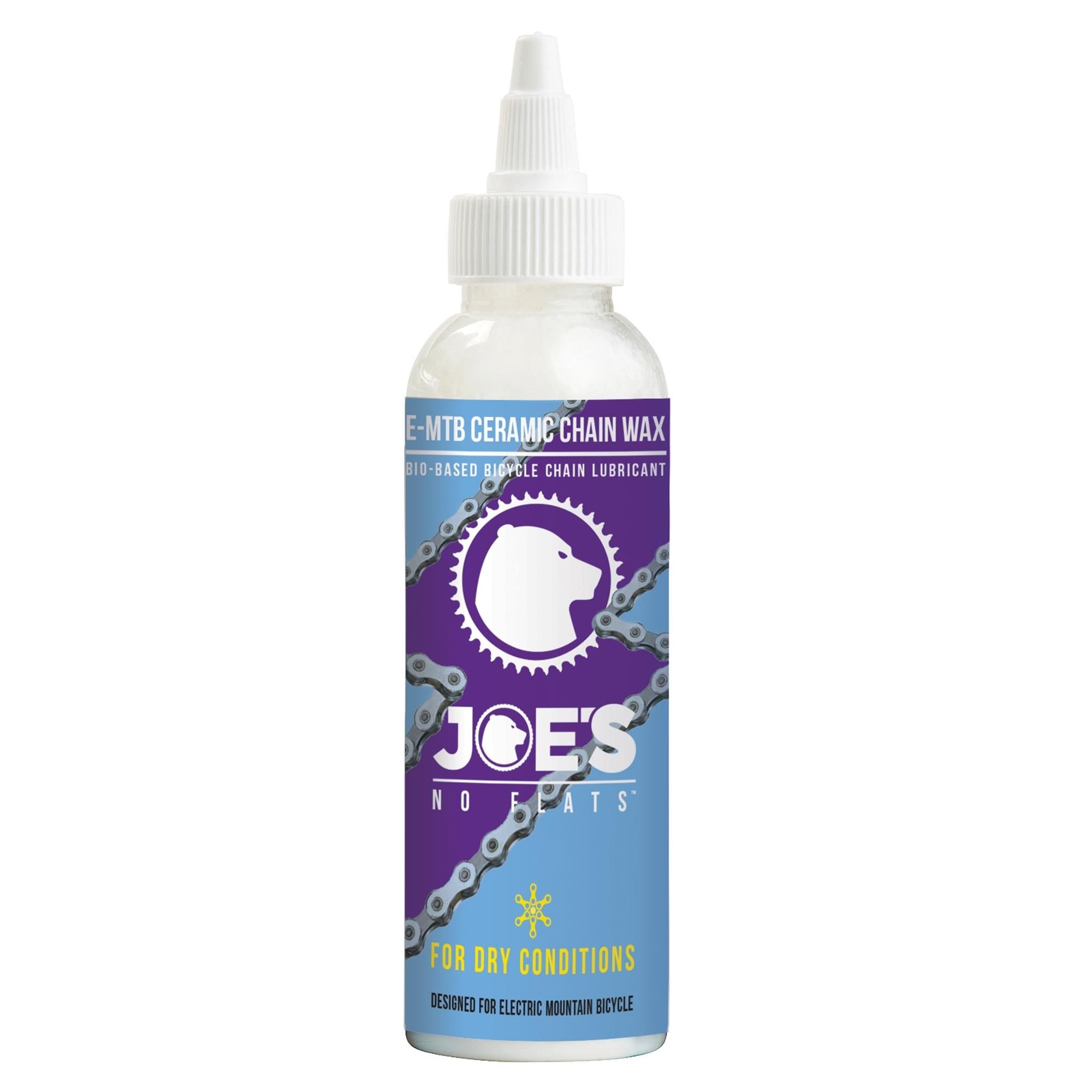 Joe's No Flats E | Power2CycleMtb Ceramic Chain Wax Dry Condition (Drop) 125ml Bottle | Power2Cycle 125ML