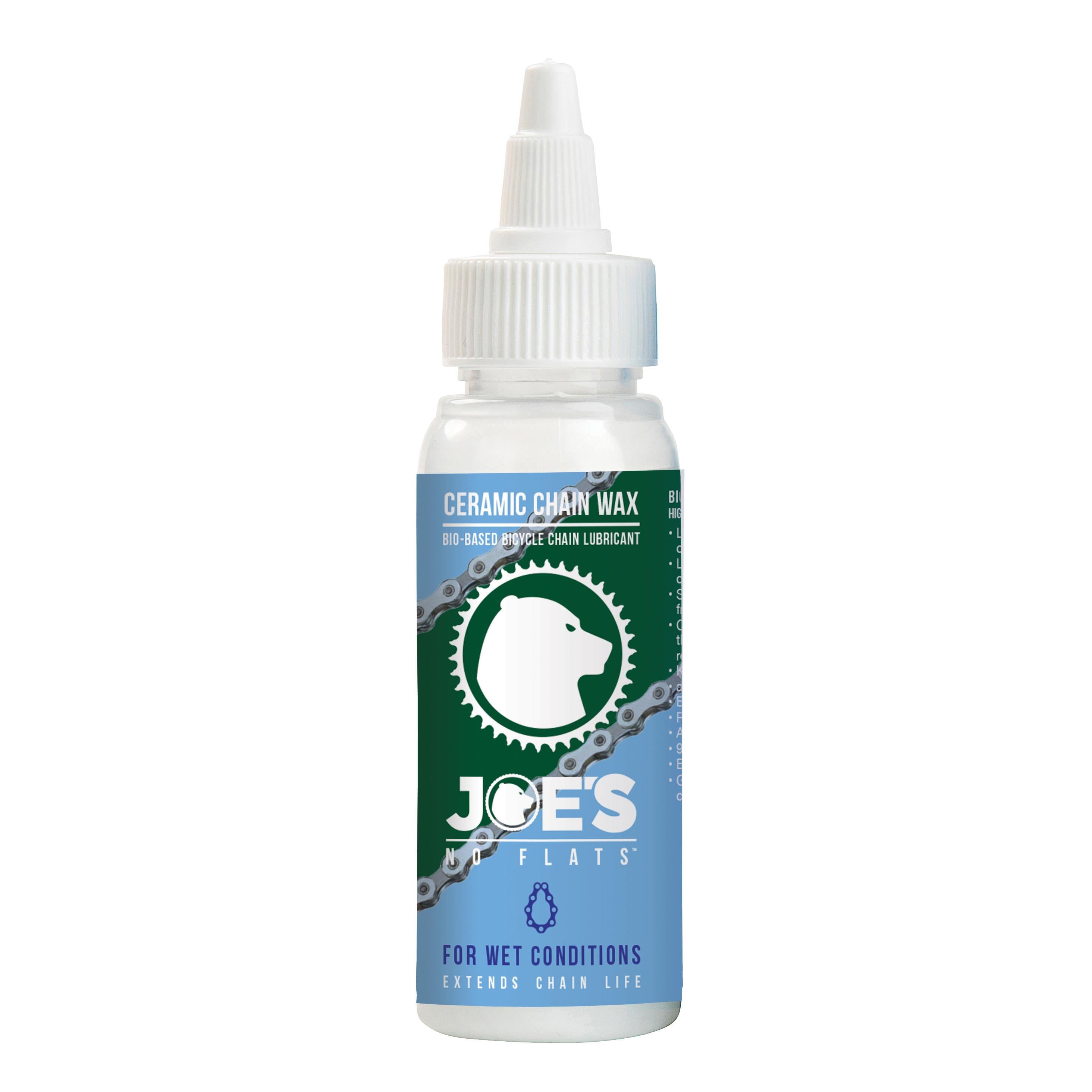 Joe's No Flats Ceramic Chain Wax Wet Condition (Drop) 60ml Bottle | Power2Cycle 60ML