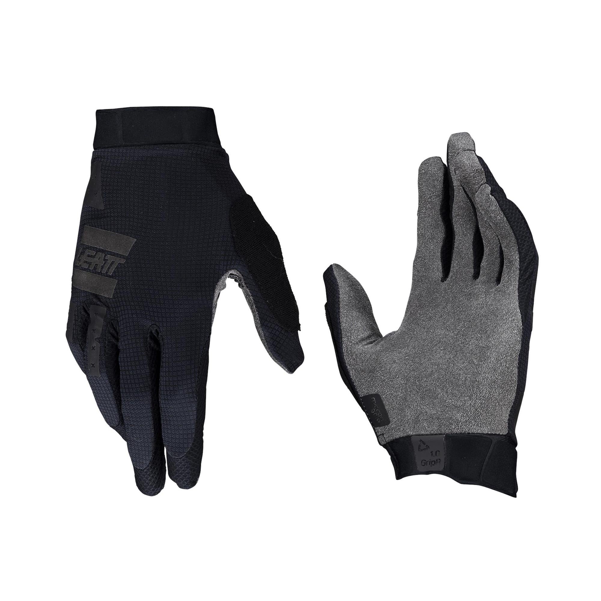 Leatt GripR MTB Glove 1.0 Jr 2025: STEALTH S