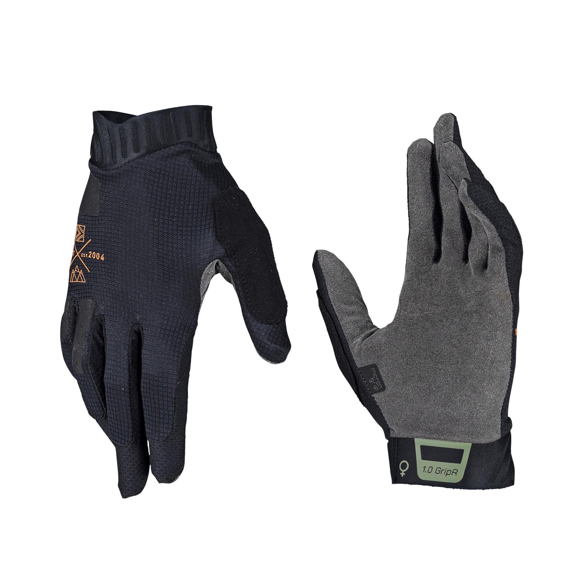 Leatt Women's GripR MTB 1.0 Glove 2025: LAGOON S