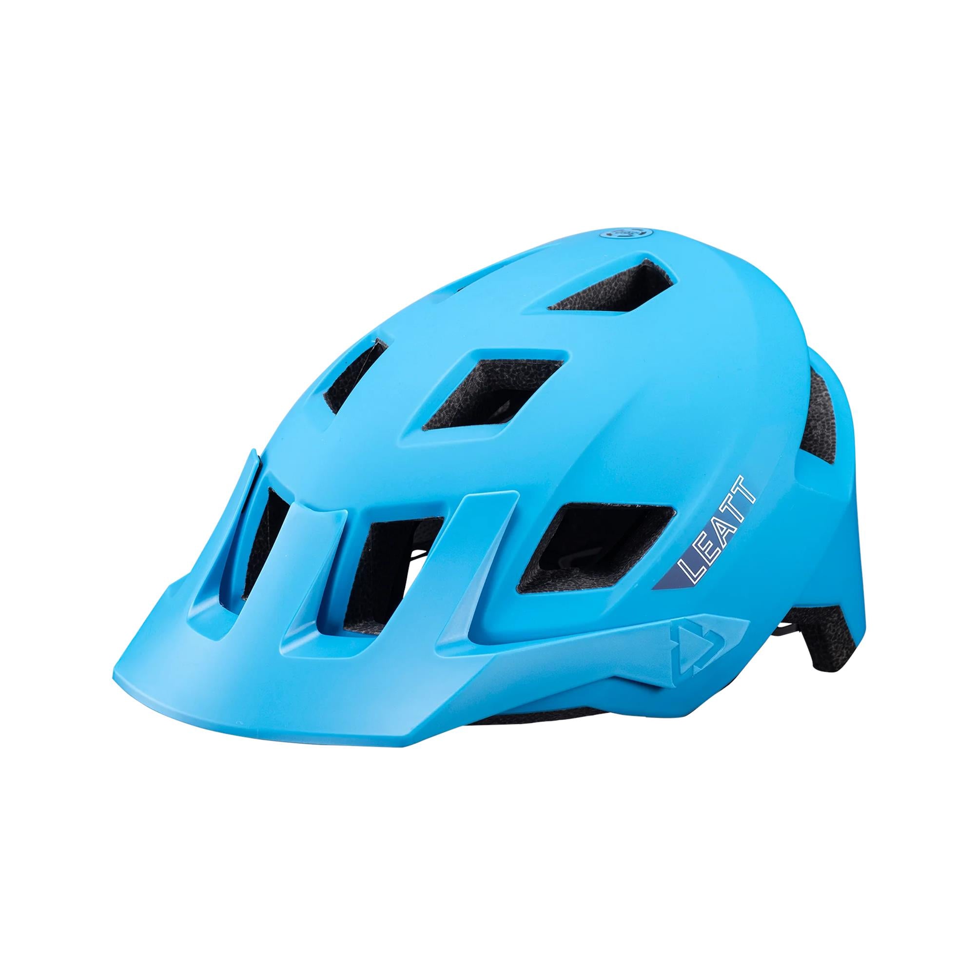 Leatt All Mtn 1.0 MTB Helmet 2025: CYAN L 59-63CM