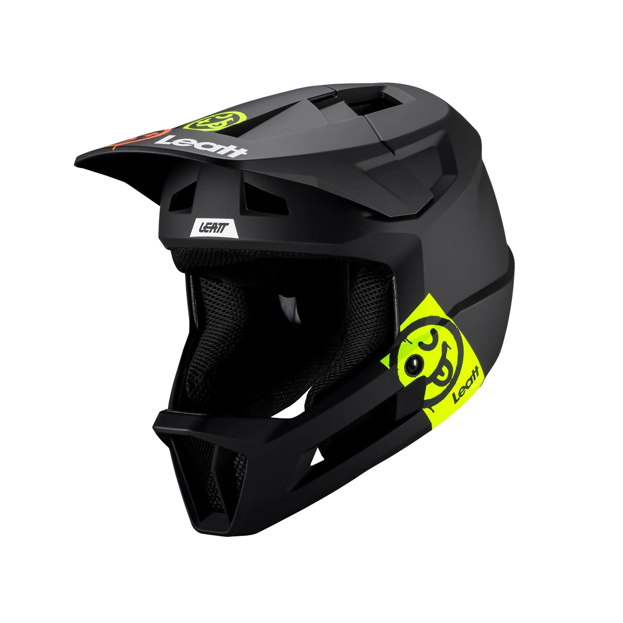 Leatt Gravity 1.0 MTB Helmet Jr 2025: BLACK XS 53-54CM