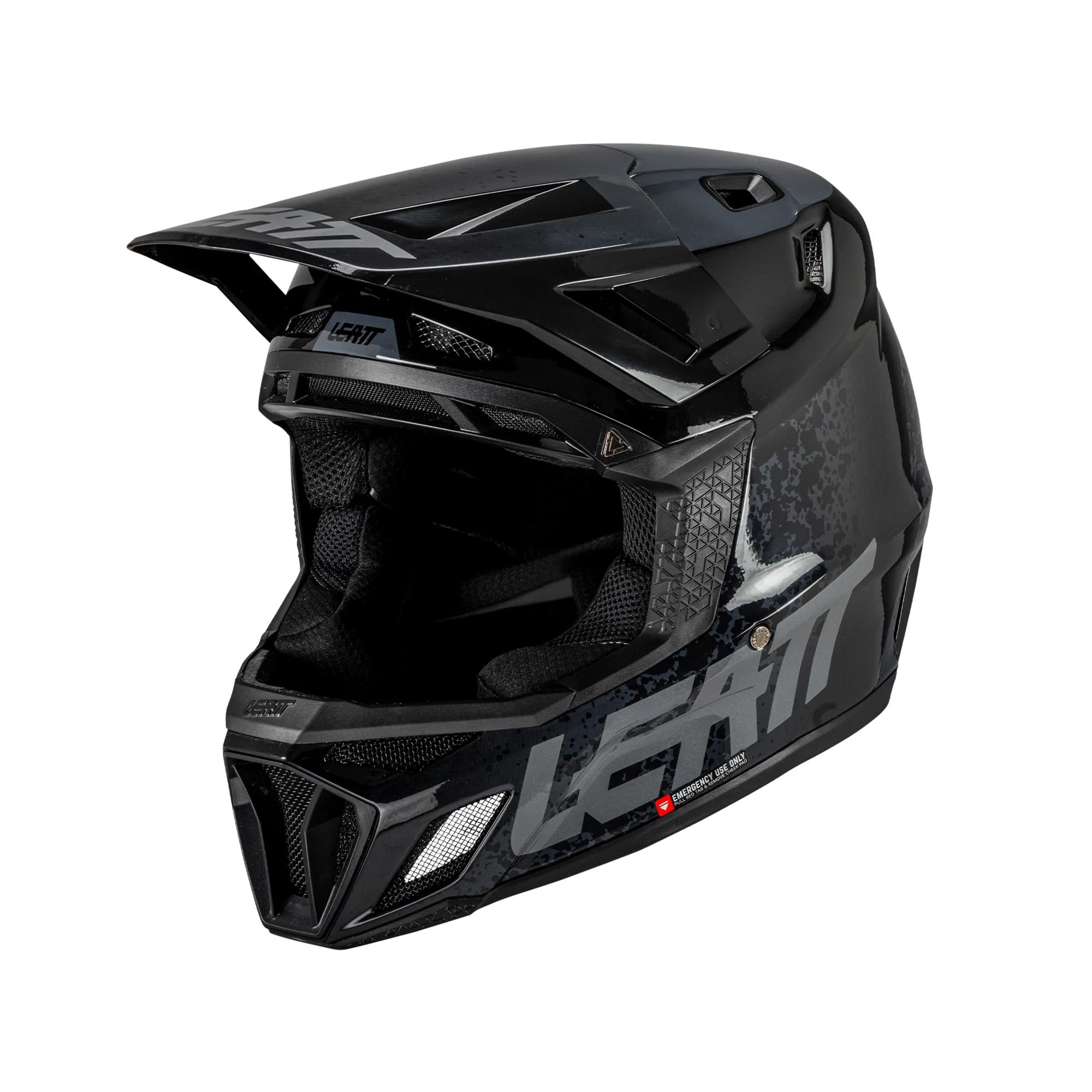 Leatt Gravity 8.0 MTB Helmet 2025: BLACK L 59-60CM