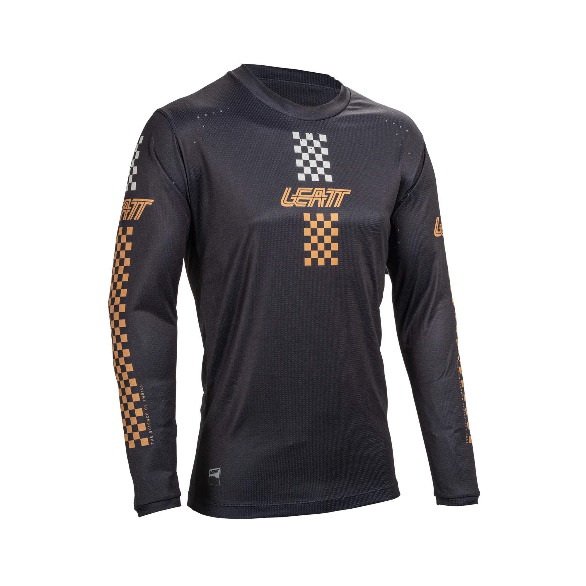 Leatt Enduro 4.0 MTB Jersey 2025: CREAM XS