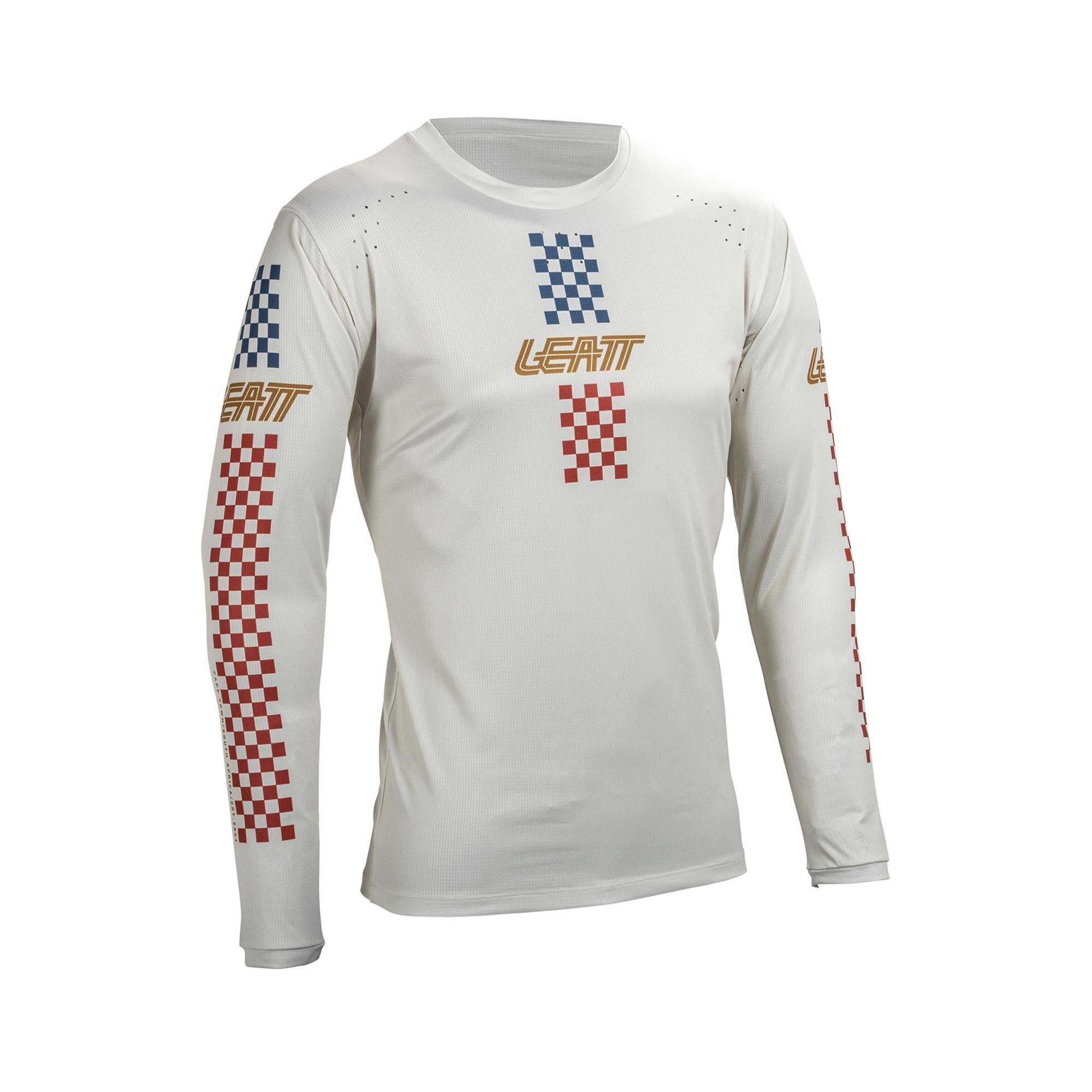 Leatt Enduro 4.0 MTB Jersey 2025: CREAM XS