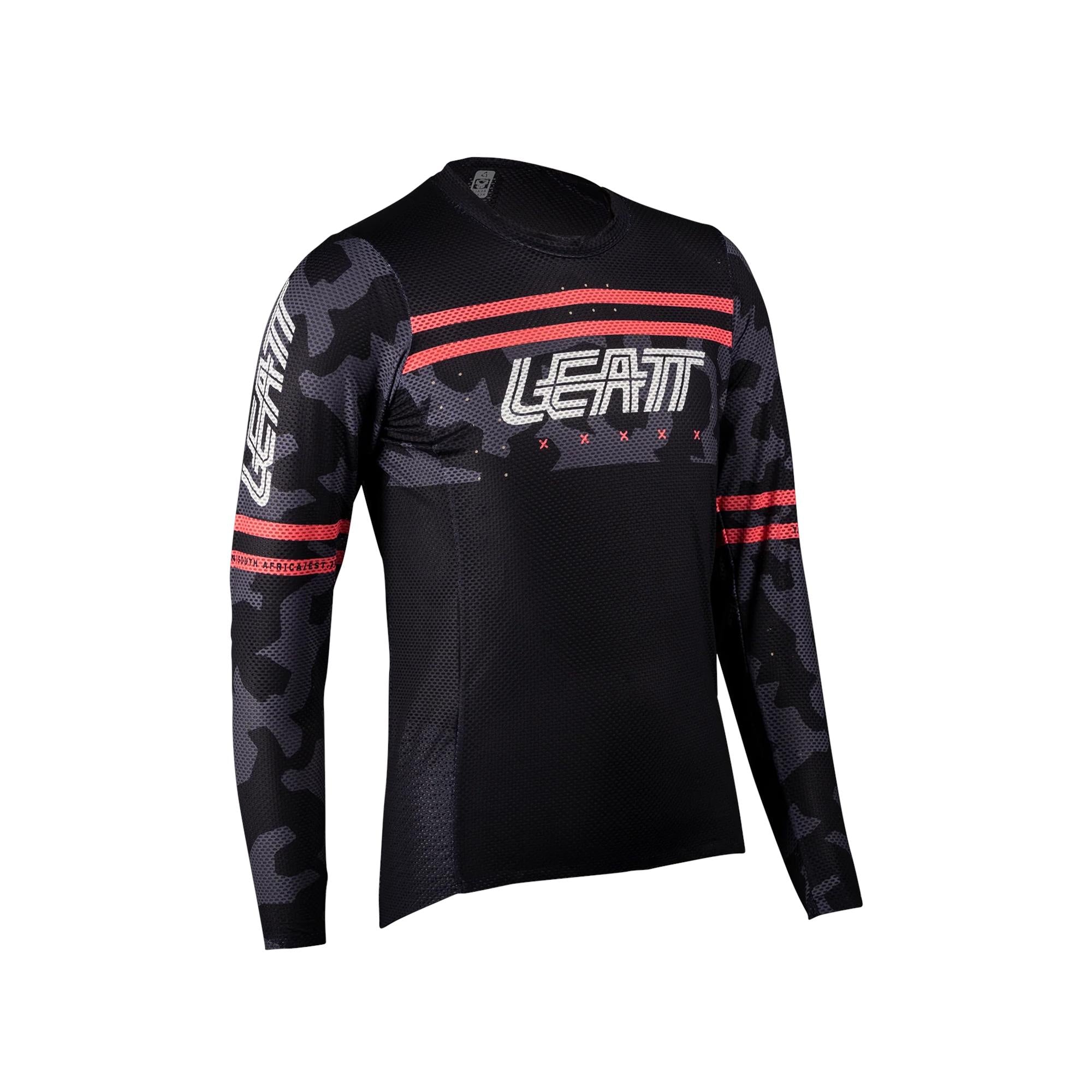 Leatt Women's Gravity 4.0 MTB Jersey 2025: BLACK S