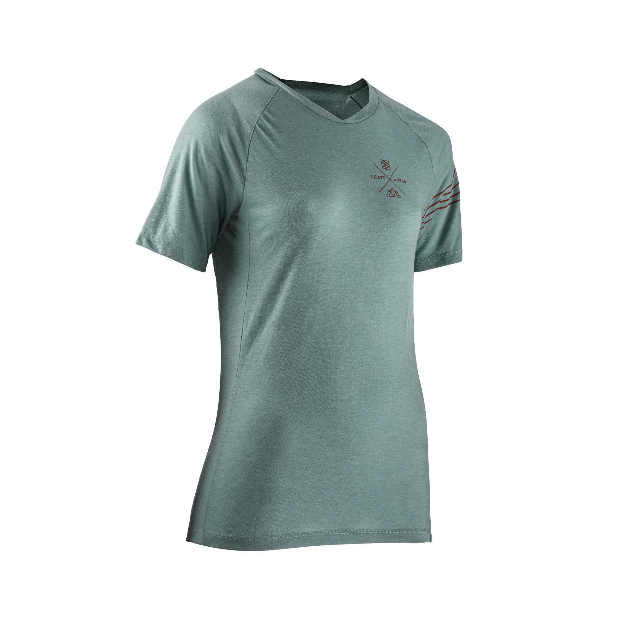 Leatt MTB Shirt AllMtn 2.0 Womens: PISTACHIO M