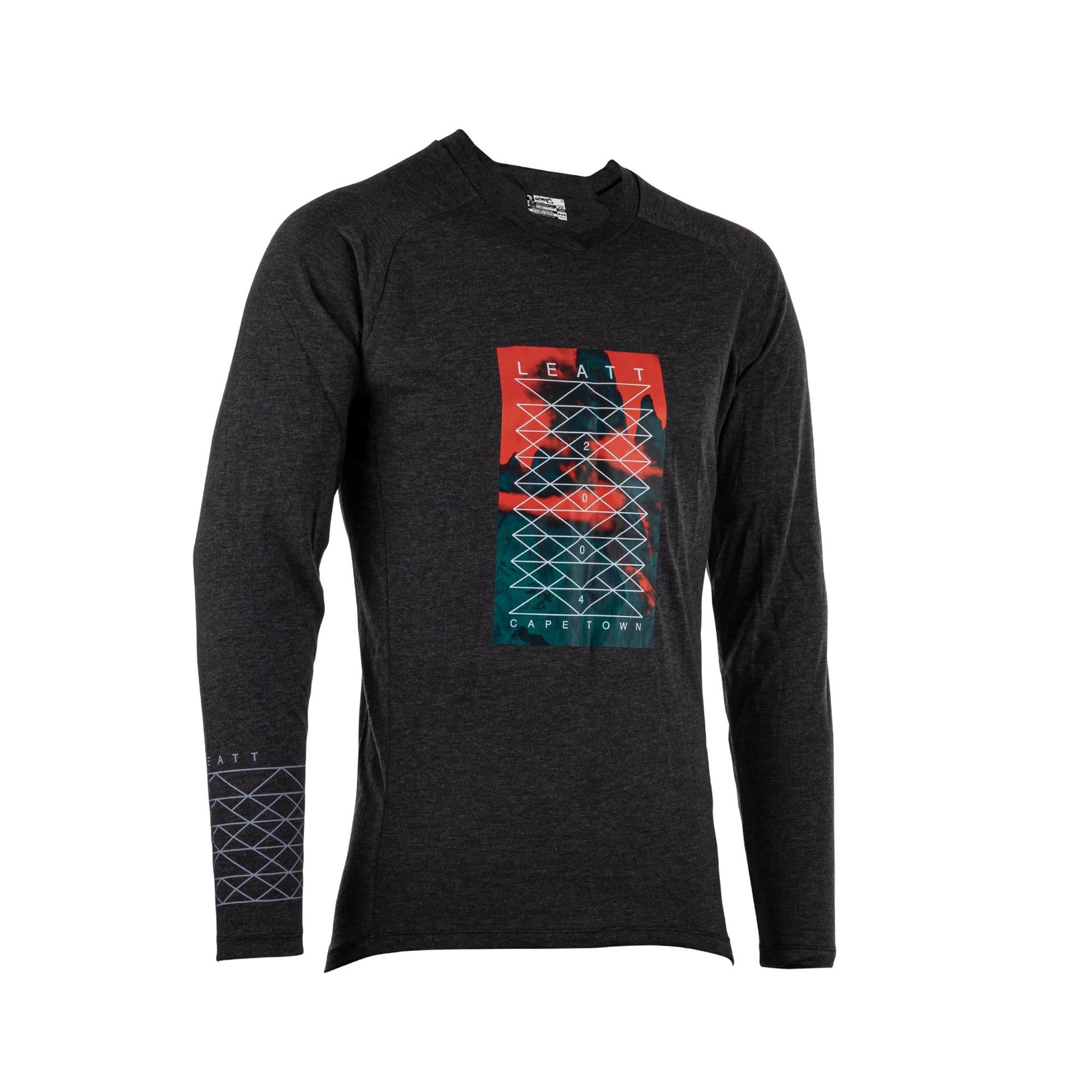 Leatt MTB Shirt Gravity 2.0: BLACK S