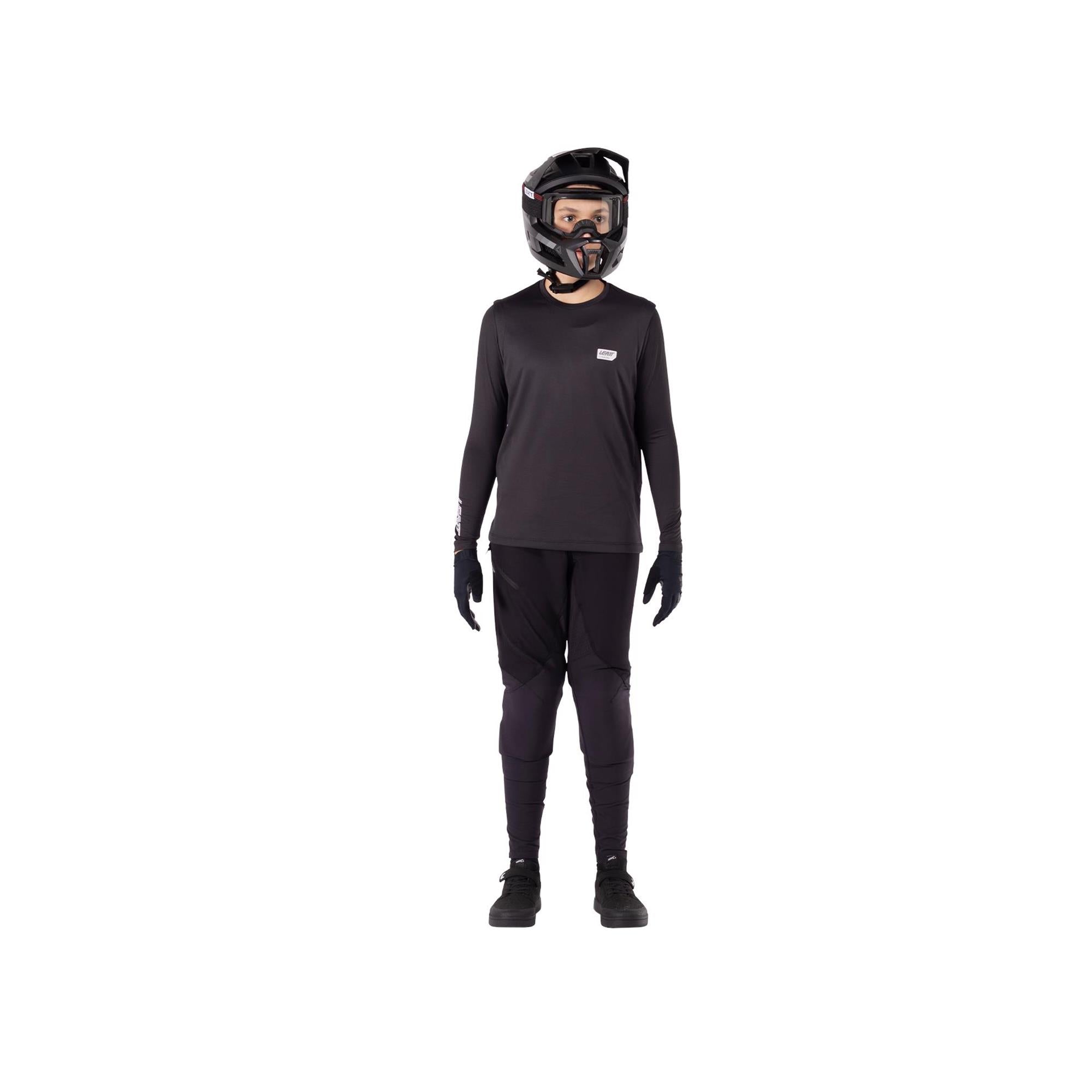 Leatt Mini 1.0 MTB Ride Kit 2025: BLACK XXS