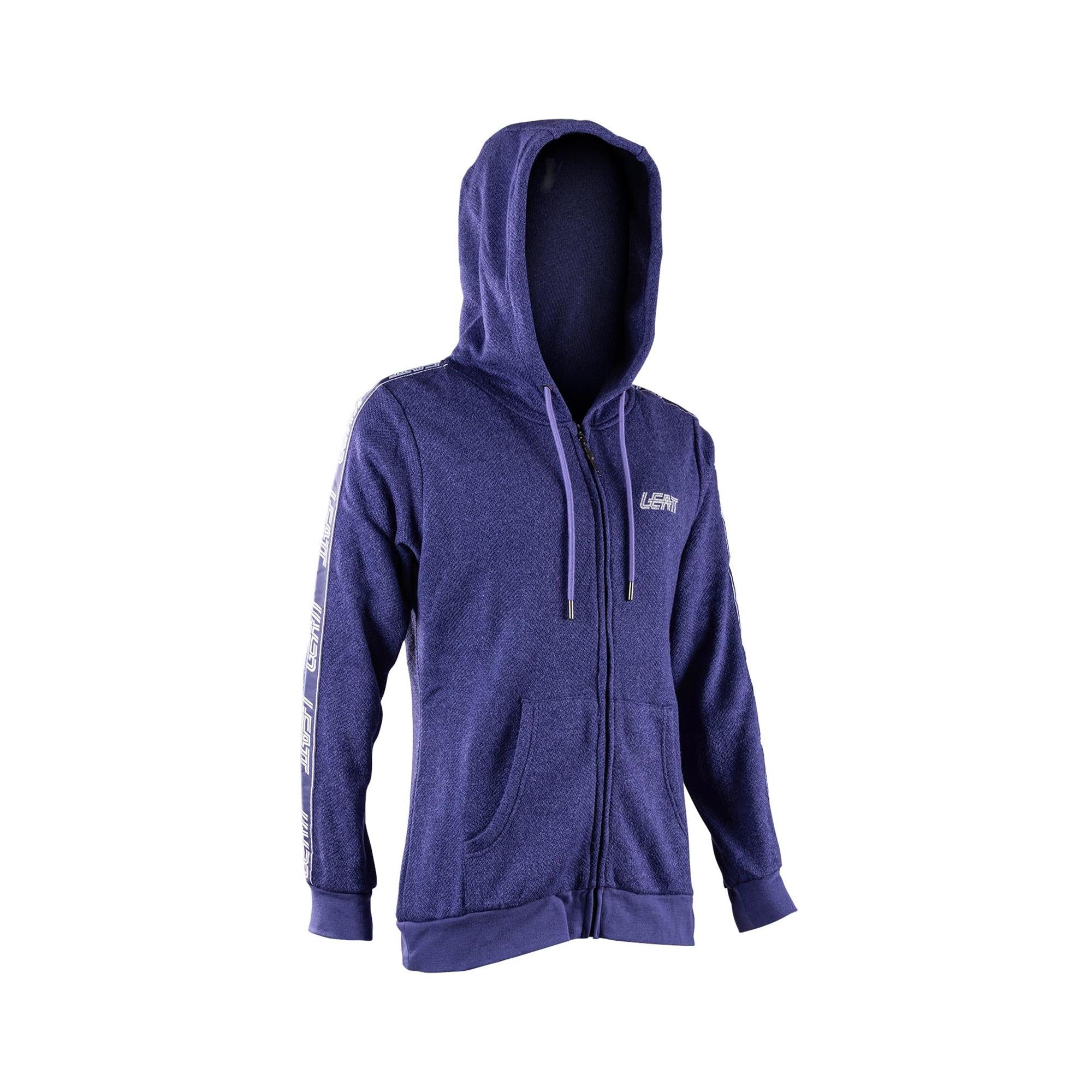 Leatt Womens Zip Up Tech Hoodie 2026 | Power2Cycle COSMIC BLUE