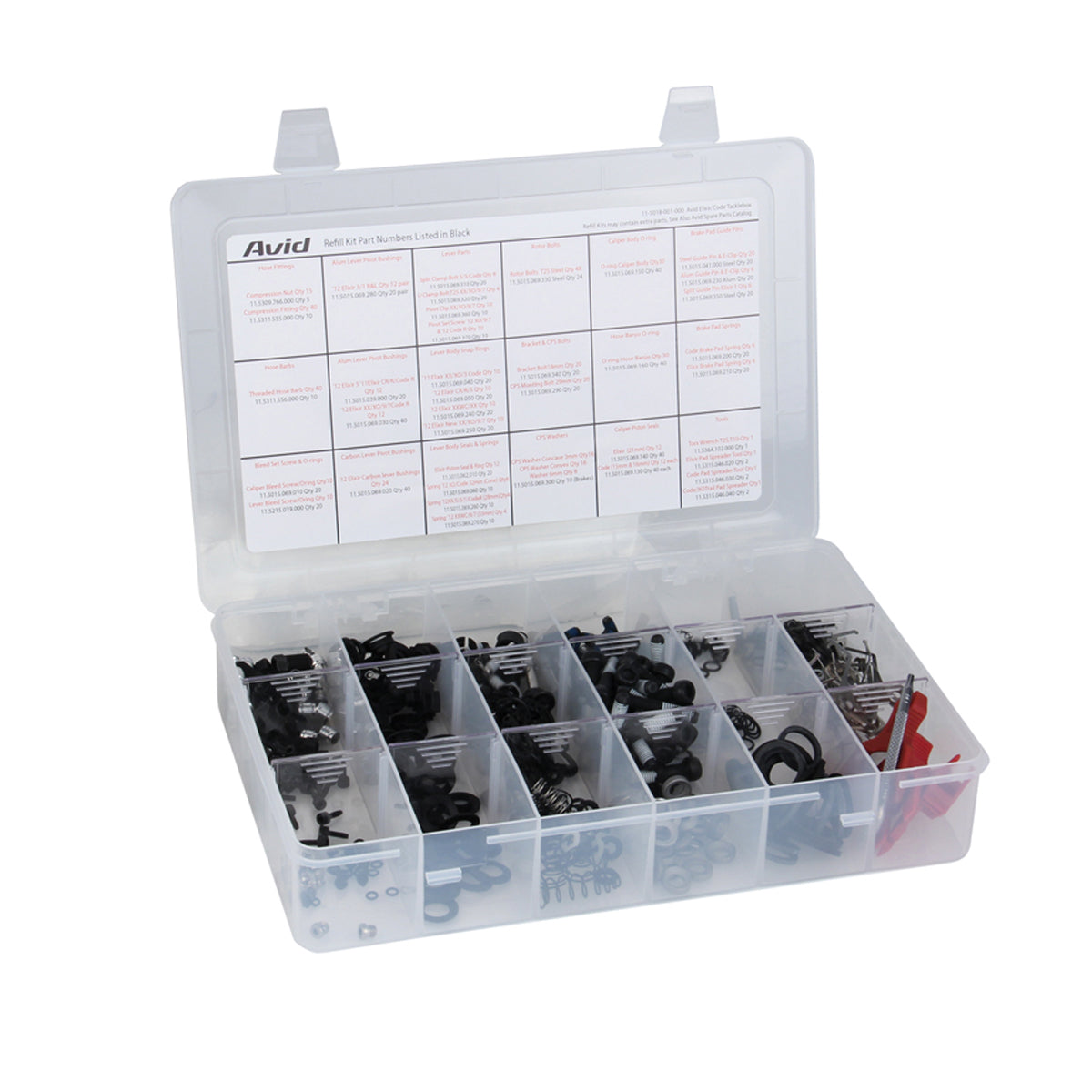 Sram Spare | Power2Cycle Disc Brake Service Sram Guide Spare Parts Tackle Box | Power2Cycle DiscBrake | Power2Cycle