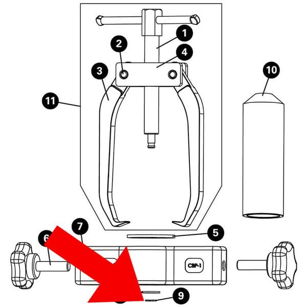 Park Tool 1194C | Power2Cycle Retaining clip CBP | Power2Cycle3