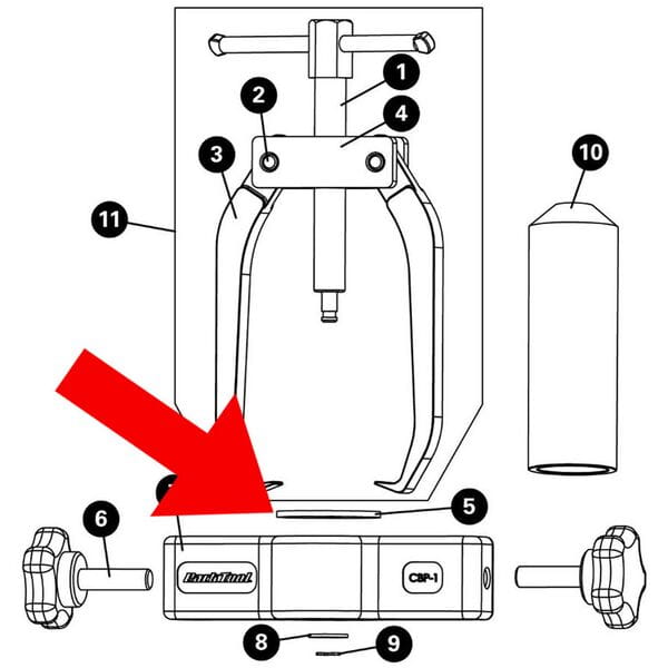 Park Tool 1196 | Power2Cycle Large Washer CBP | Power2Cycle3