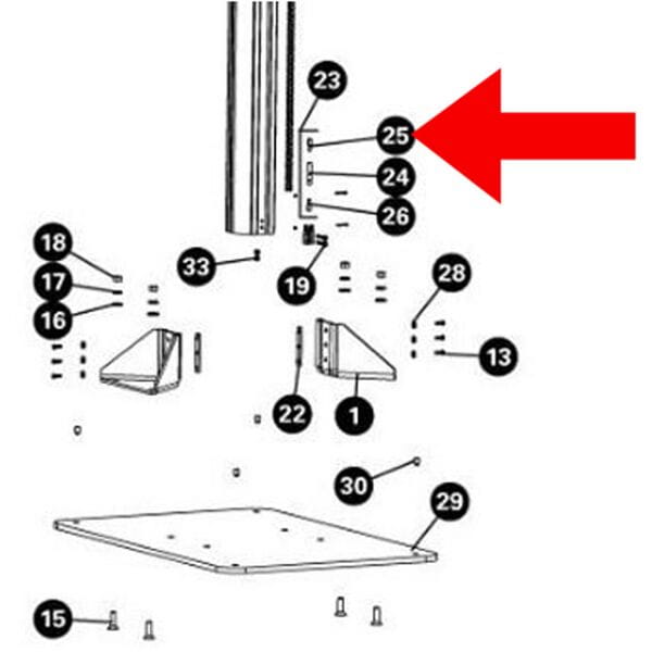 Park Tool 2155 | Power2Cycle Chain Tensioner, RH Thread | Power2Cycle PRS | Power2Cycle33/PRS | Power2Cycle33.2