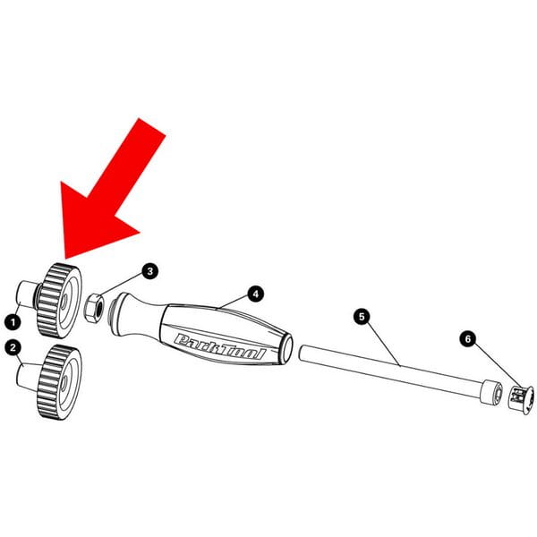 Park Tool 898 | Power2Cycle Replacement Tapered Cone for DP | Power2Cycle2