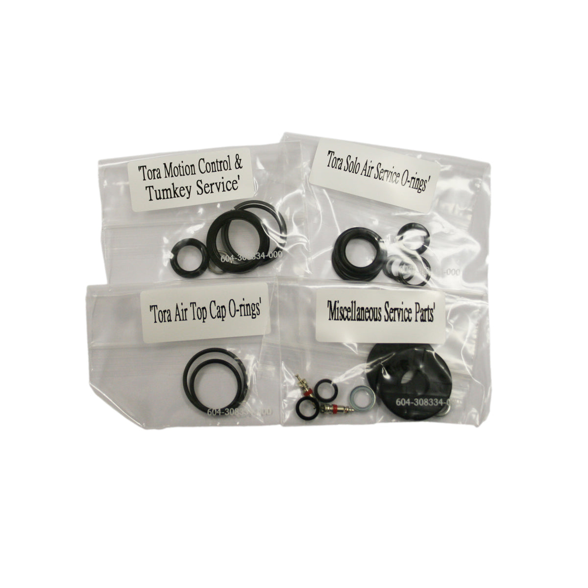 RockShox Spare | Power2Cycle Front Suspension Service Tora/Recon Silver Turnkey/Motion Control/Solo Air Service Kit | Power2Cycle