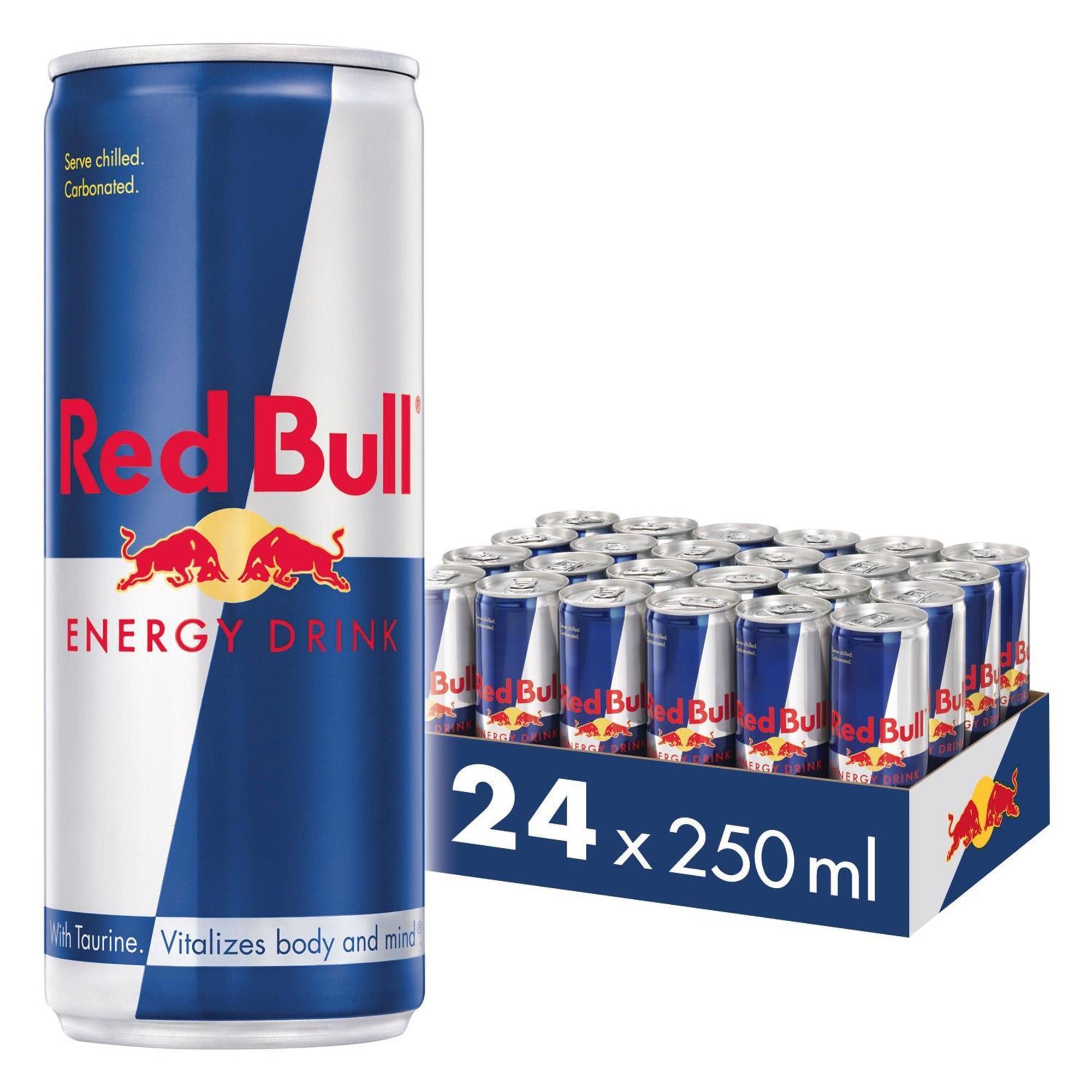 Red Bull Energy Single Can 250ml (24 Pack) | Power2Cycle 250ML