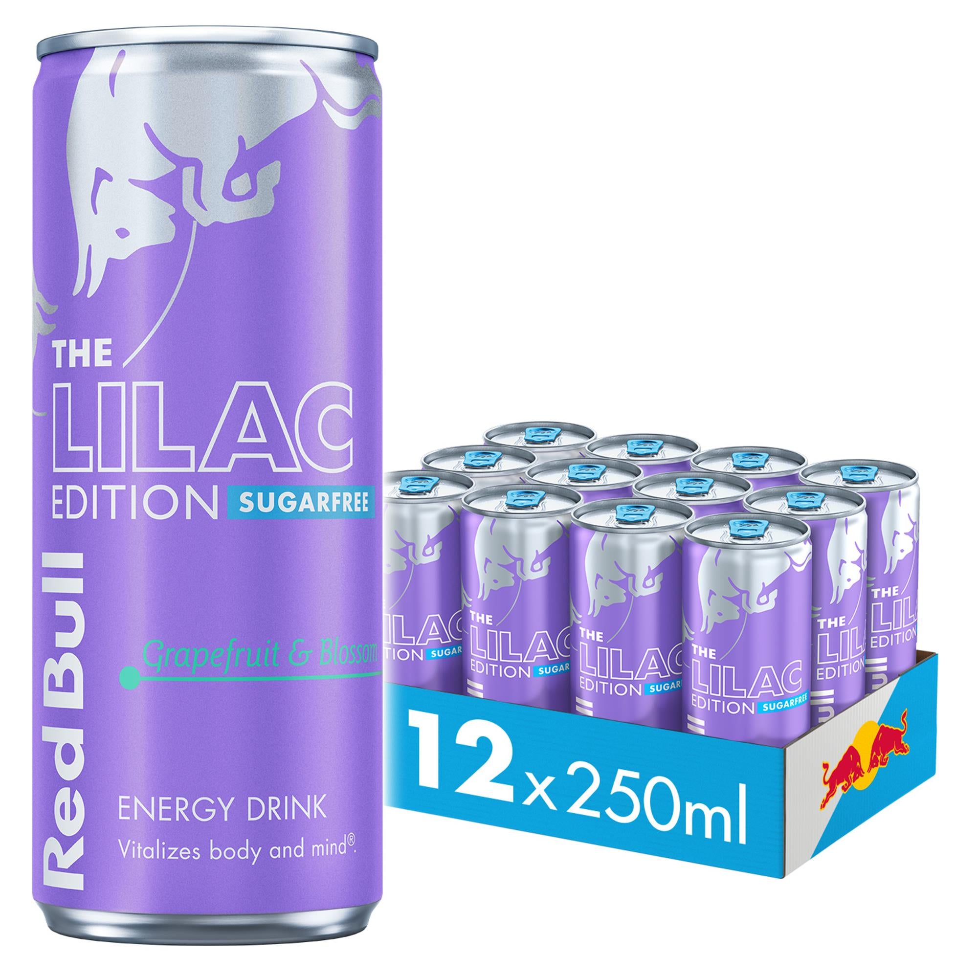 Red Bull Sugar Free Lilac Edition 250ml (12 Pack) | Power2Cycle PURPLE 250ML