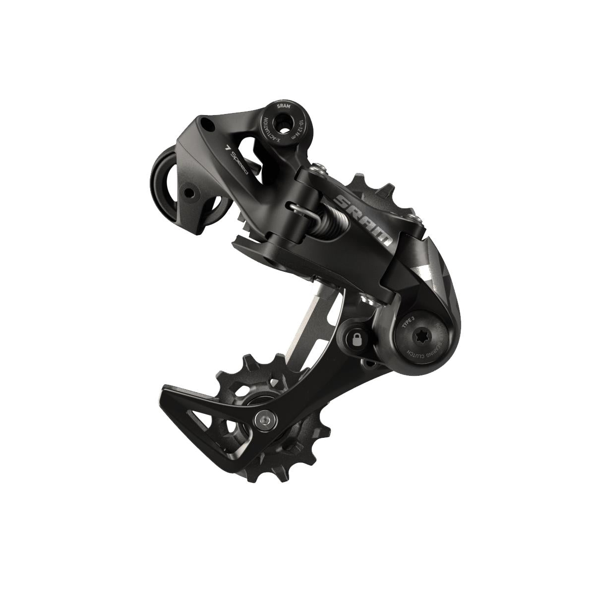 SRAM Rear Derailleur X01DH 7 | Power2CycleSpeed Short Cage A3 | Power2Cycle BLACK 7 SPEED