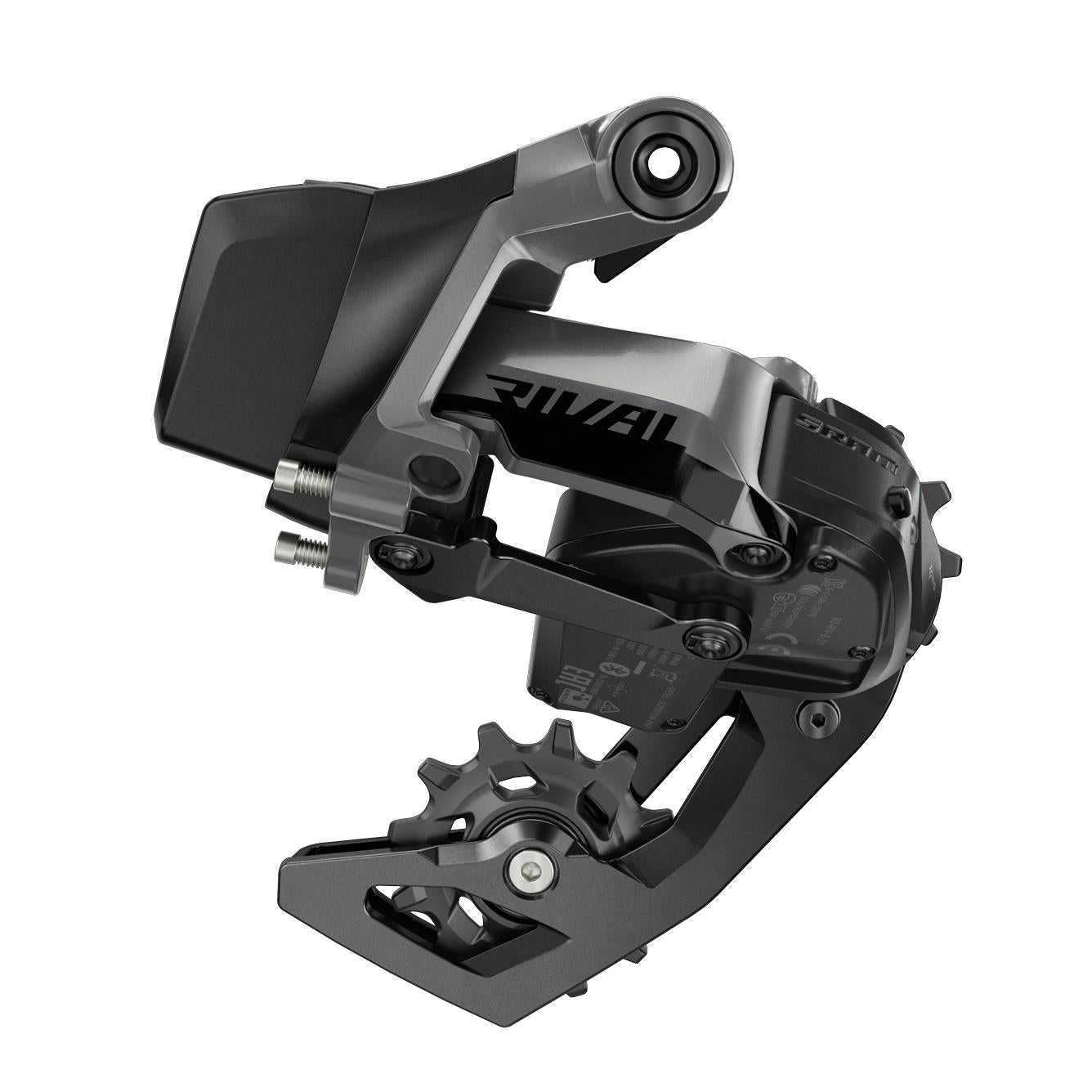 SRAM Rival AXS Rear Derailleur D1 12 | Power2CycleSpeed Medium Cage (Battery Not Included) | Power2Cycle BLACK