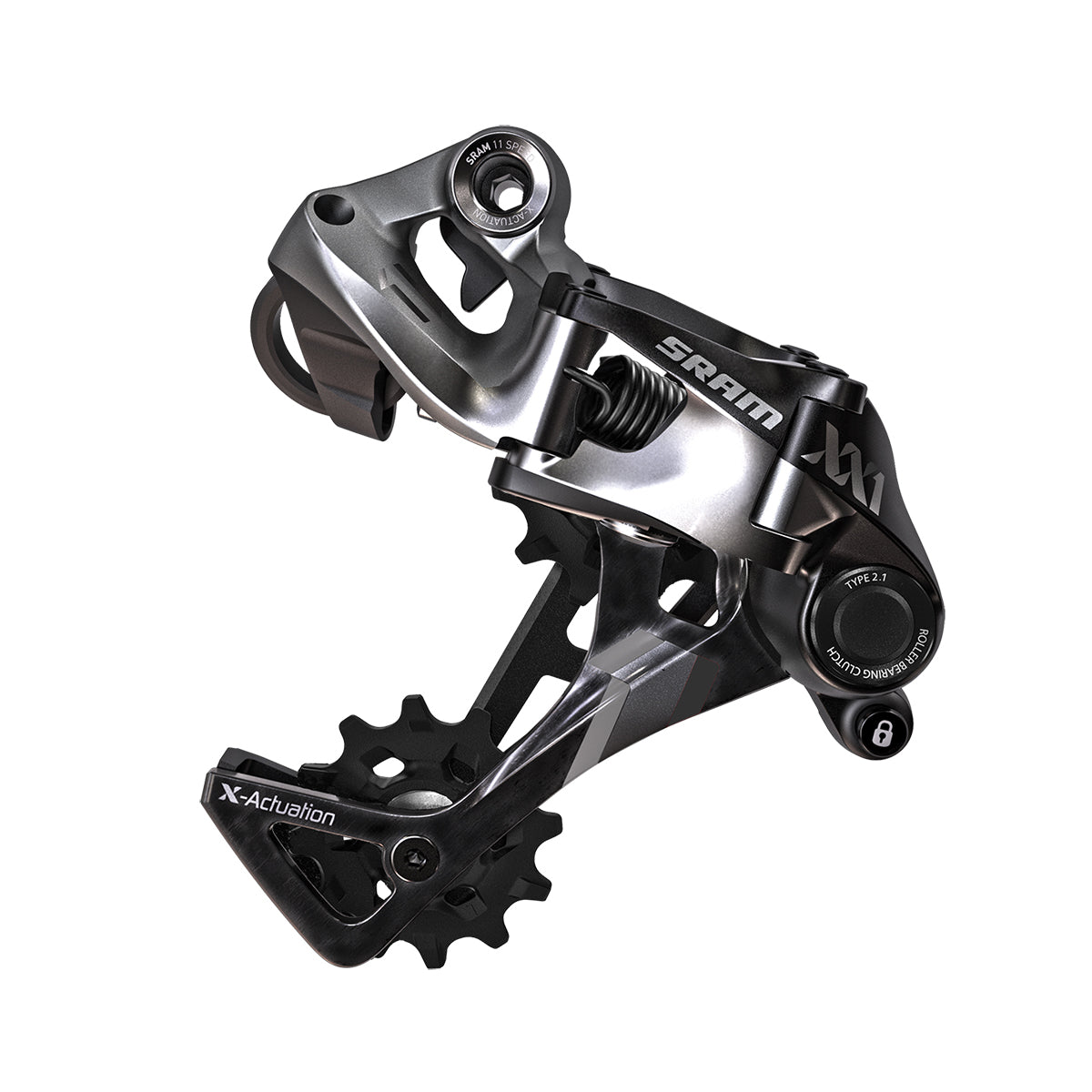 SRAM XX1 Rear Derailleur | Power2Cycle Type 2.1 | Power2Cycle 11 Speed | Power2Cycle Black | Power2Cycle BLACK 11 SPEED