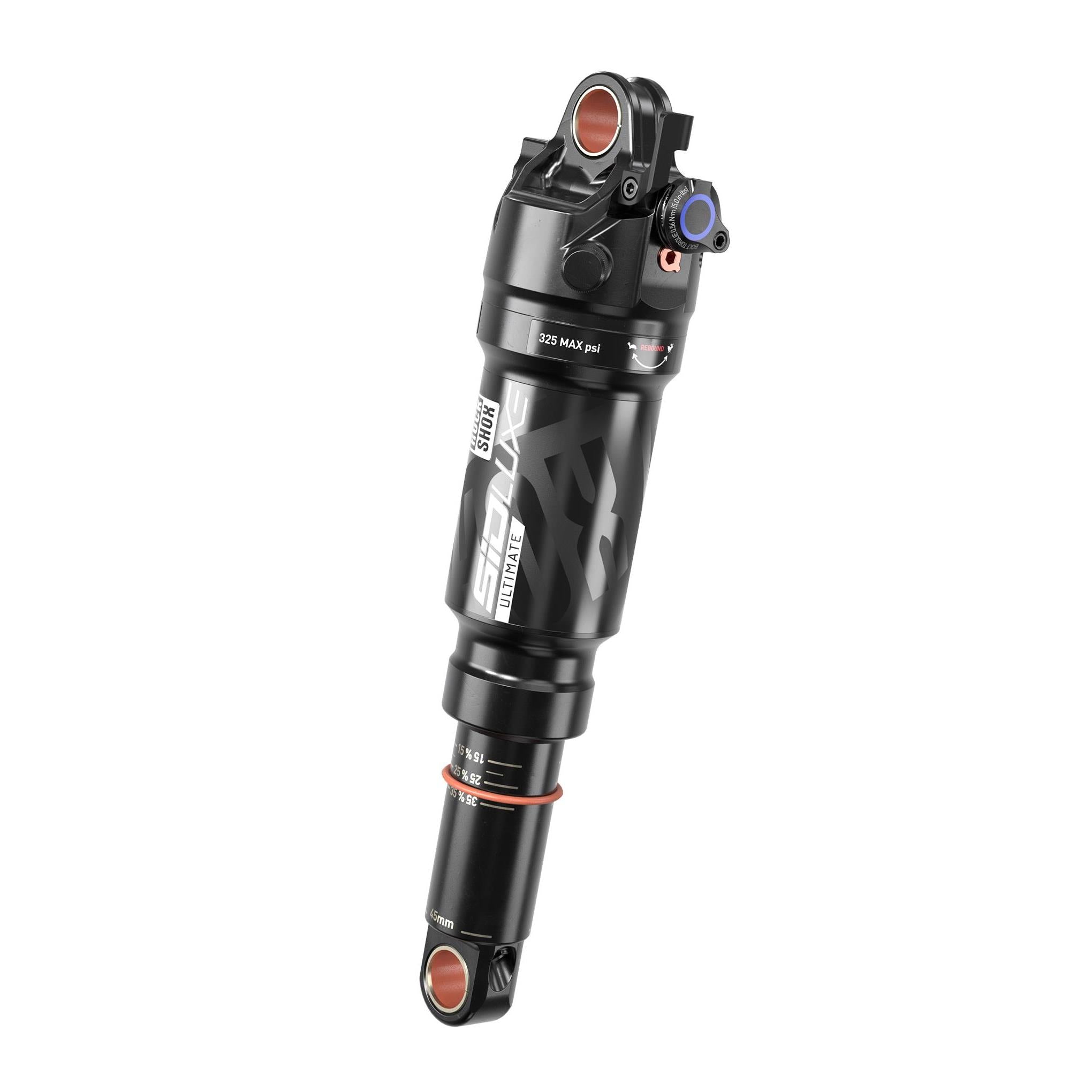 ROCKSHOX Rear Shock SIDLuxe Ultimate 2 position Remote OutPull (190X45)DebonAir,1Token, Reb85/comp33, Lockout 8,Standard/Standard BDecal(includes 8x40,8x26 hardware) TopFuel 2020 | Power2Cycle2022A2 | Power2Cycle 190X45