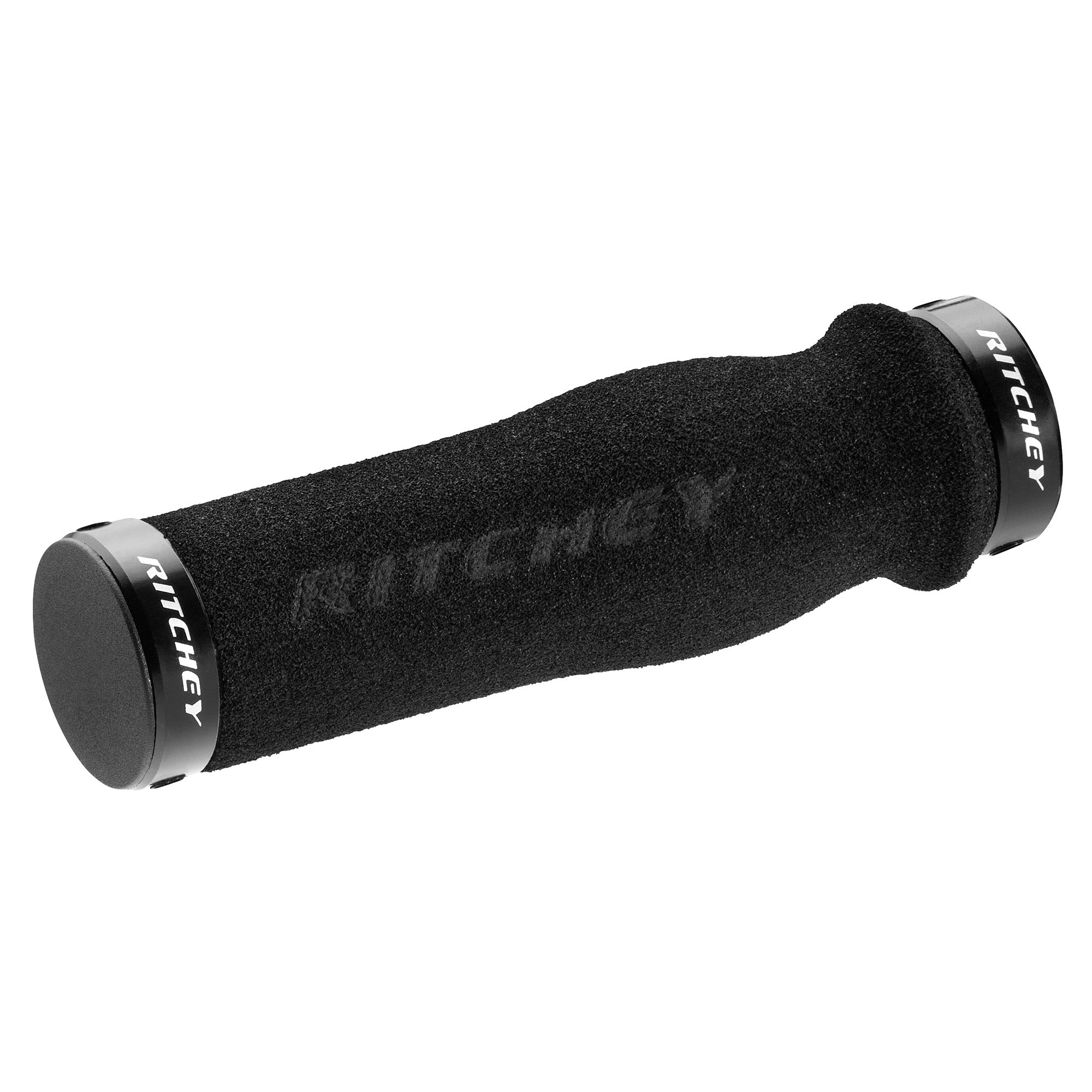 Ritchey WCS Truegrip Ergo Neoprene Locking MTB Handlebar Grips | Power2Cycle BLACK 130MM