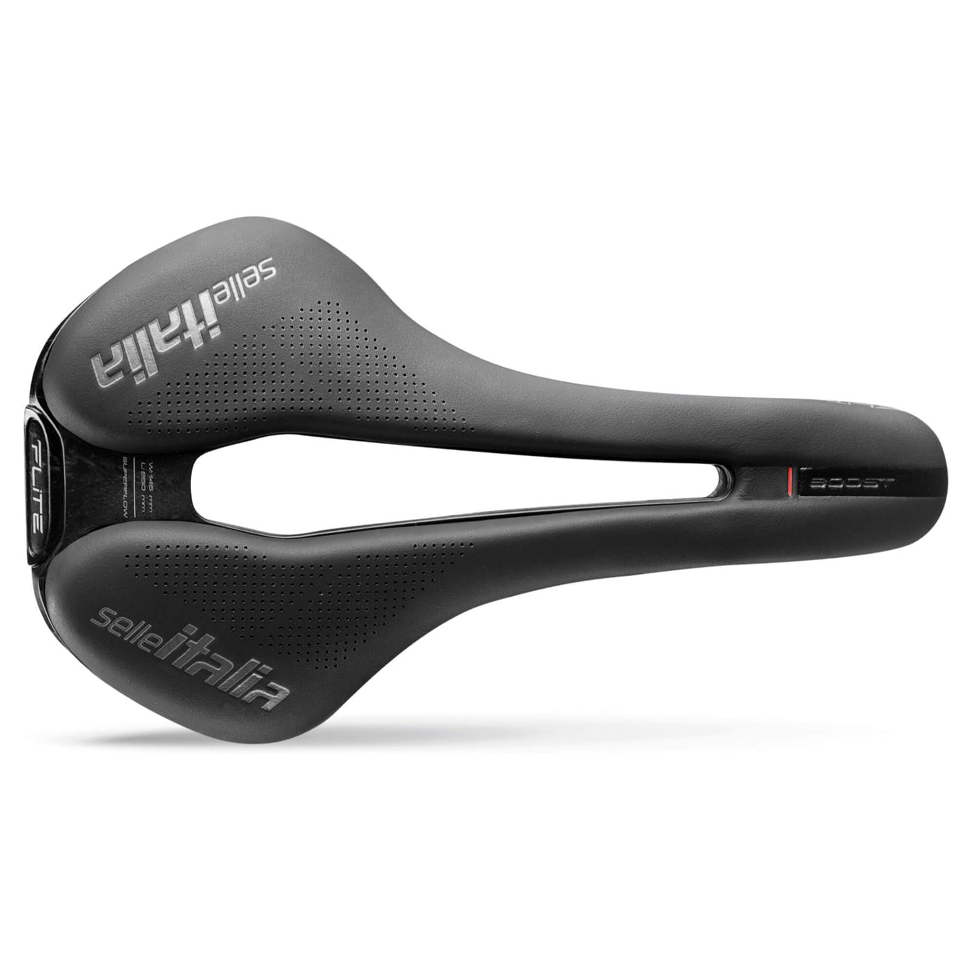 Selle Italia Flite Boost Gel Kit Carbonio Superflow Saddle | Power2Cycle BLACK