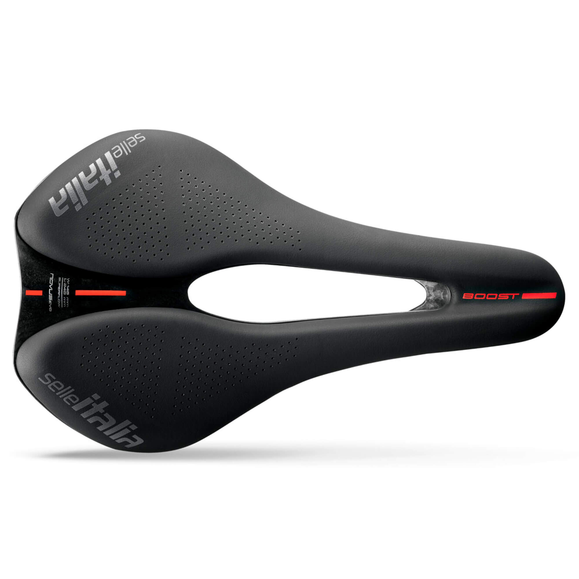 Selle Italia Novus Boost Evo Kit Carbonio Superflow Saddle | Power2Cycle BLACK L3