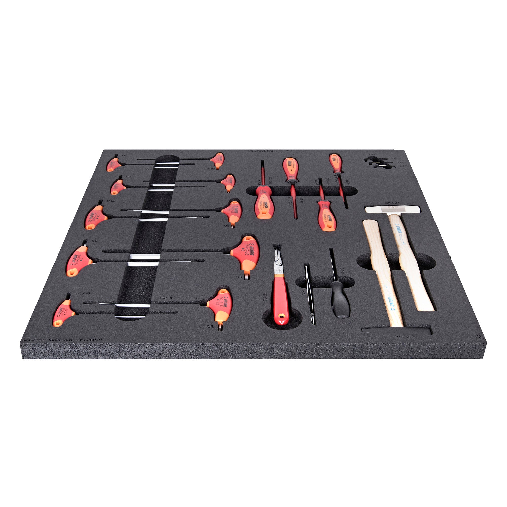 UNIOR Set Of Tools In Tray 1 For 2600D | Power2Cycle RED