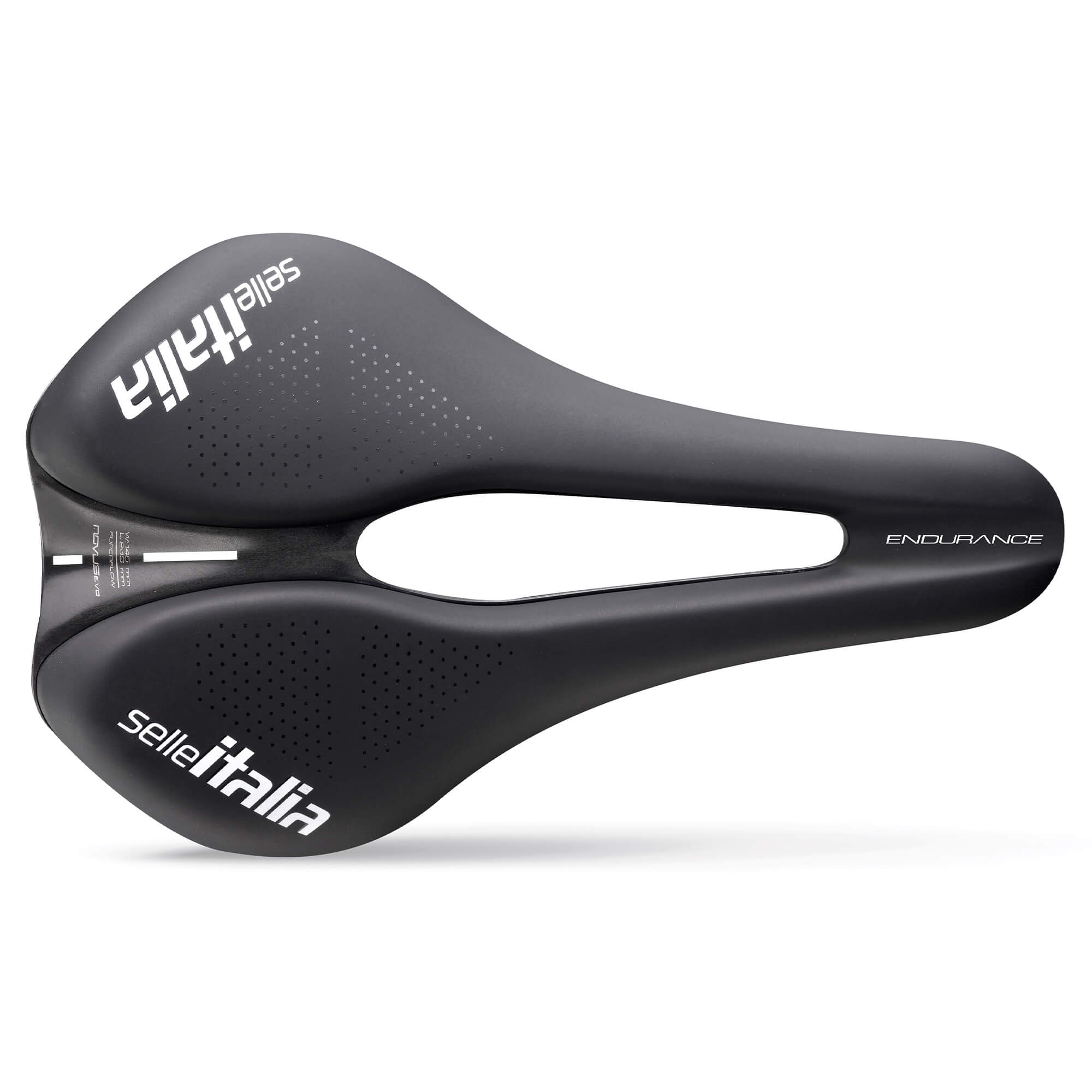 Selle Italia Novus Boost Evo TM Superflow Endurance Saddle | Power2Cycle BLACK/BLACK L3