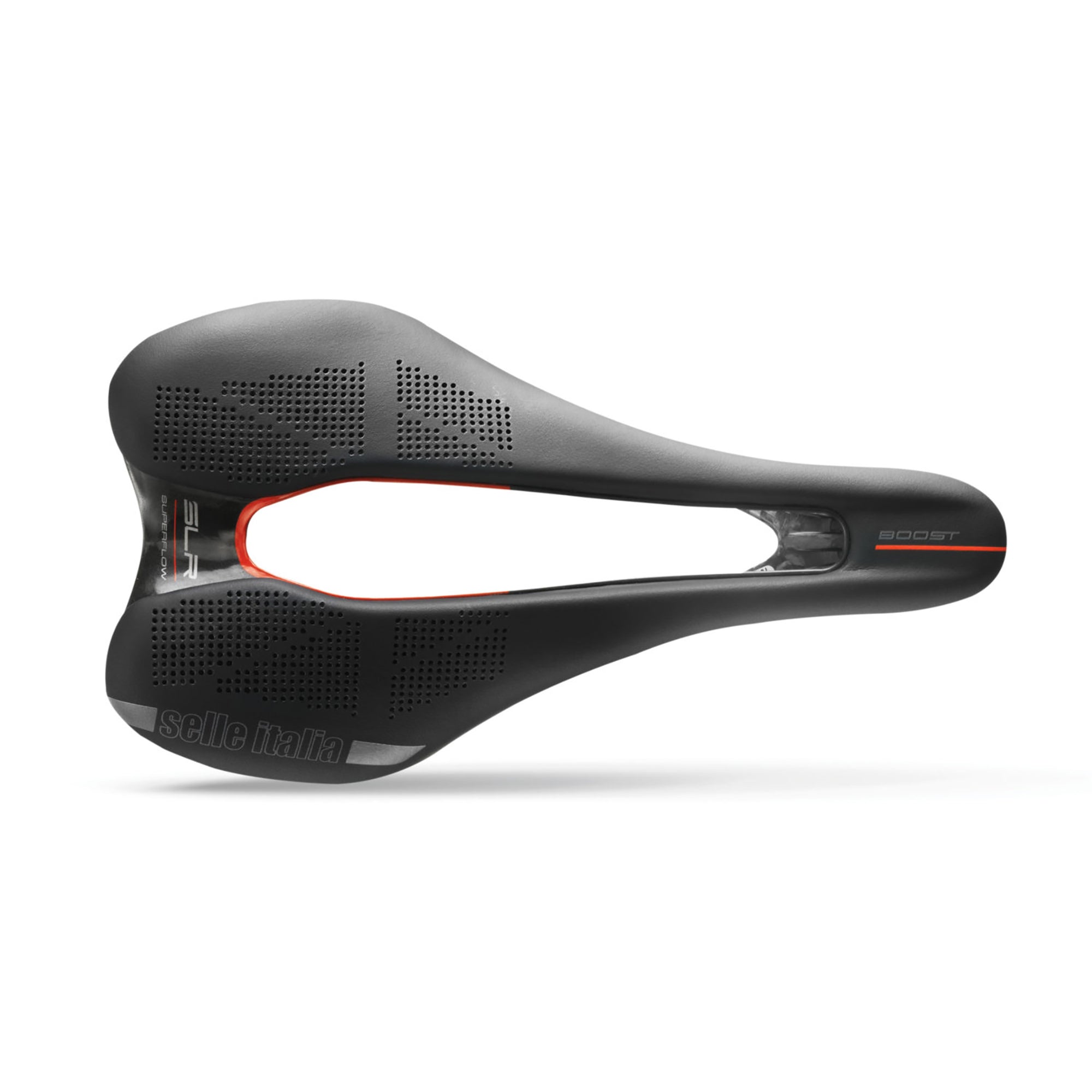 Selle Italia SLR Boost Kit Carbonio Superflow Saddle | Power2Cycle BLACK/BLACK
