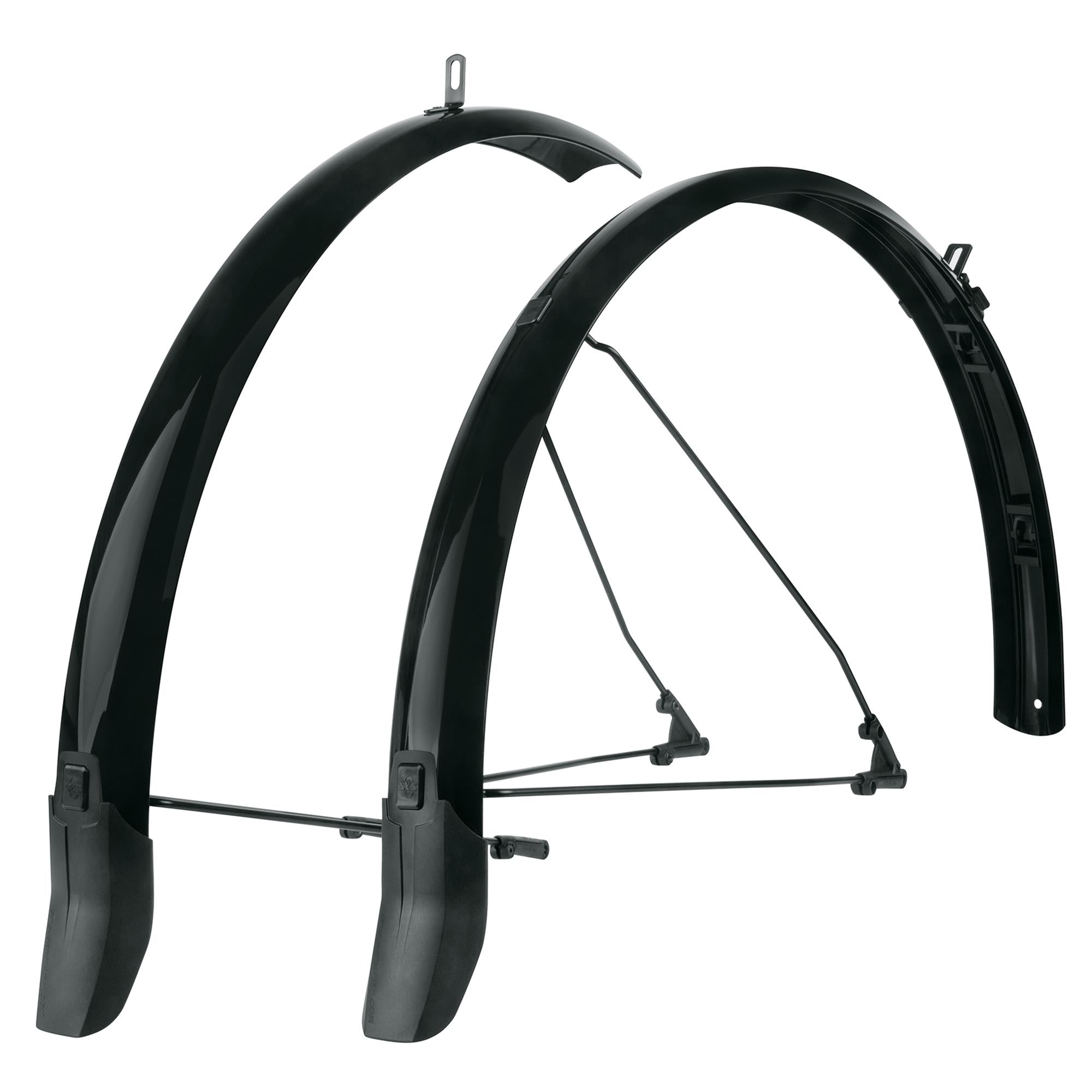 "SKS Bluemels Cable Line 28" Mudguard Set | Power2Cycle BLACK 28""