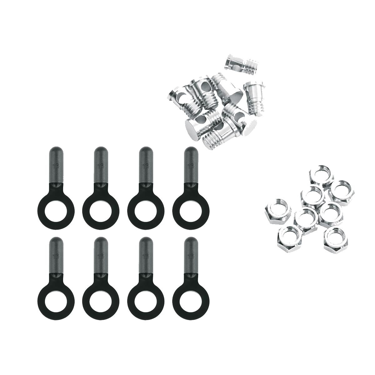 SKS 8x Bolts,Nuts & Endcaps for Chromoplastics/Longboard/Bluemels | Power2Cycle