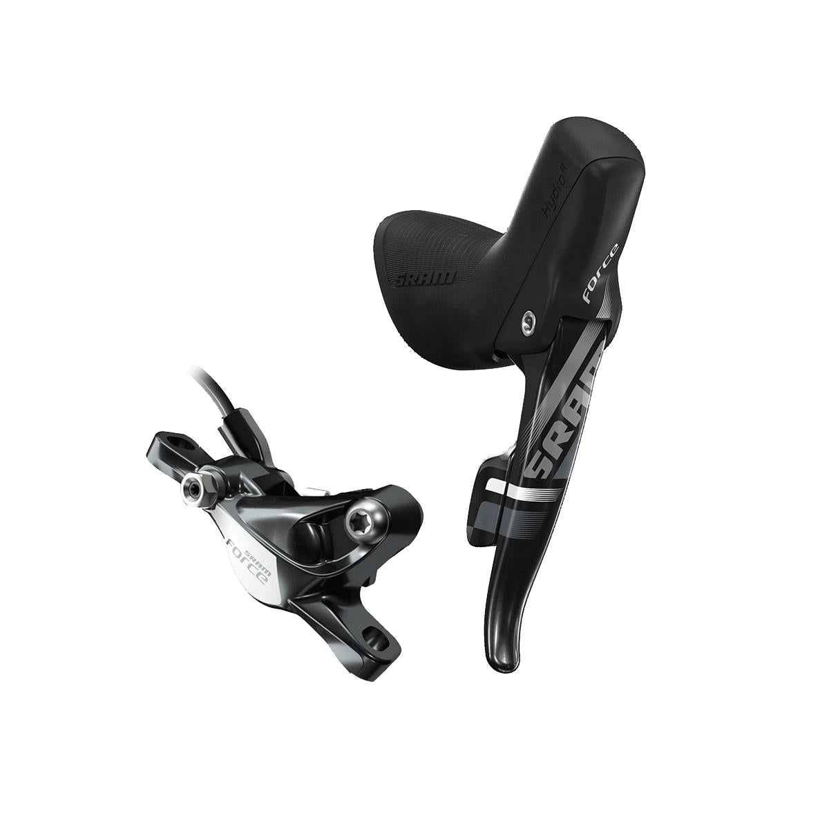 SRAM Shift/Hydraulic Disc Brake Force22 (UK Style) 11 | Power2CycleSpeed Rear Shift Front Brake 950mm w Direct Mount Hardware (Rotor & Bracket sold separately) | Power2Cycle 11 SPEED