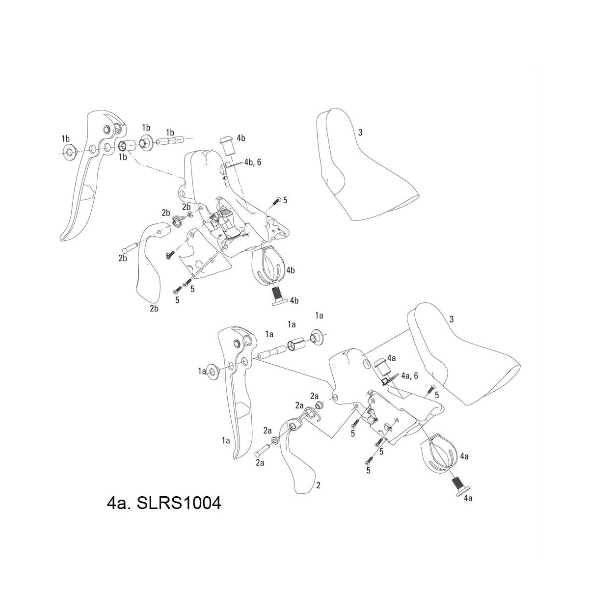 Sram Spare | Power2Cycle Shifter Brake Clamp Kit 2007 | Power2Cycle2008 Rival/Force, Pair | Power2Cycle