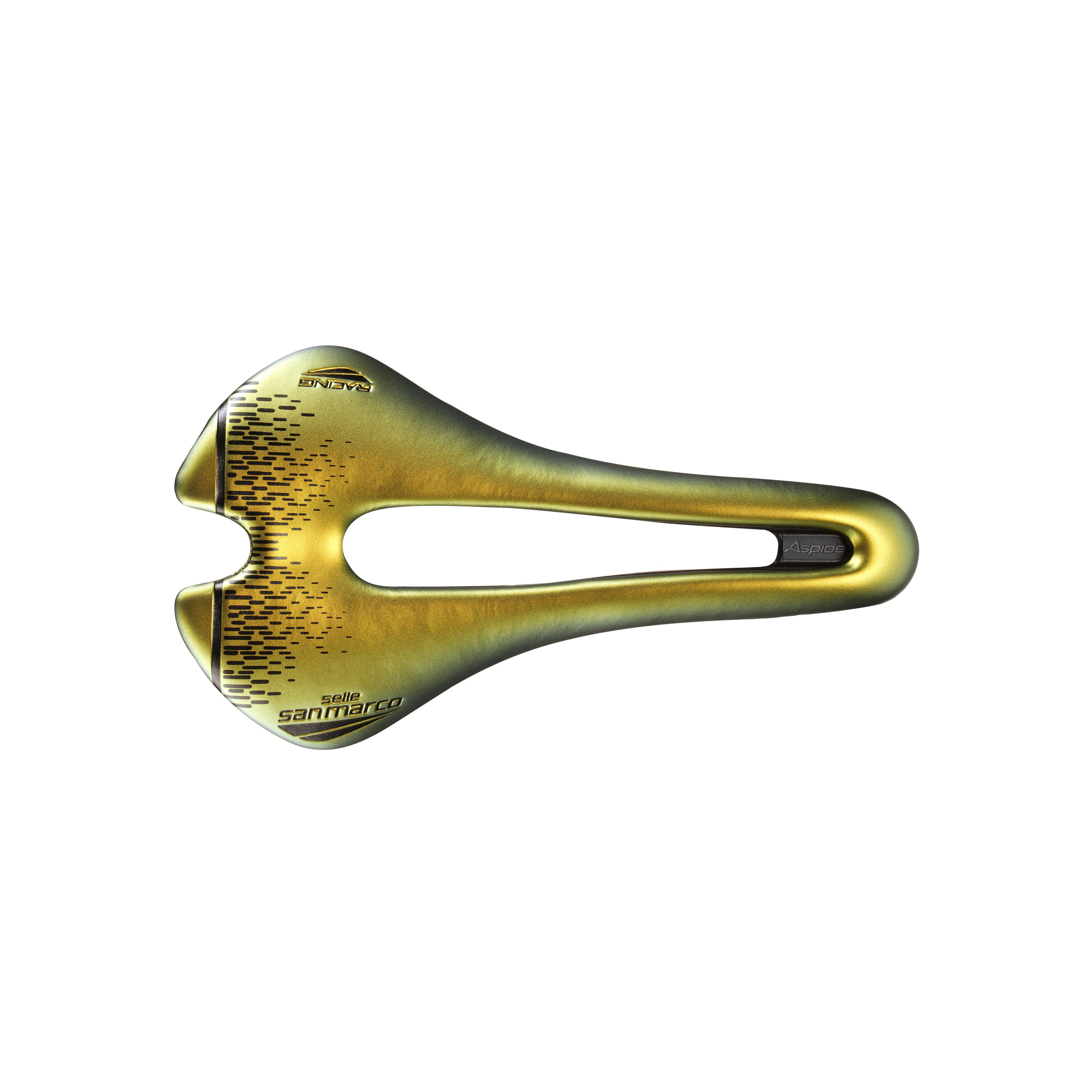 Selle San Marco Aspide Short Racing Saddle | Power2Cycle IRIDESCENT GOLD