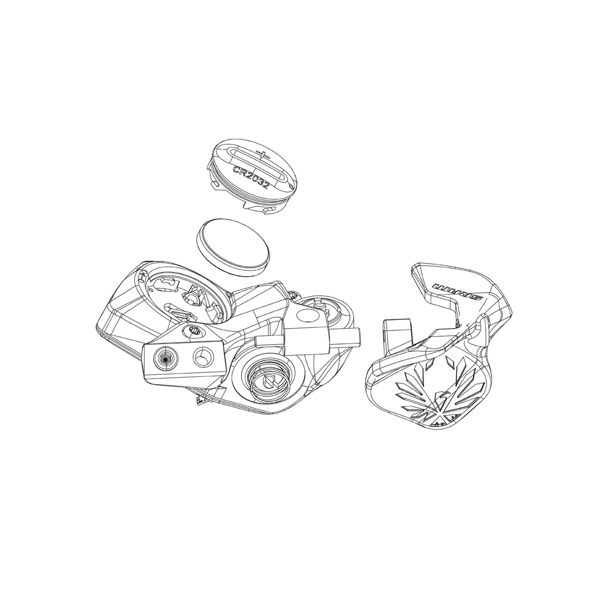 SRAM Electronic Controller Pod AXS Battery Door Kit | Power2Cycle Coin Slot Version | Power2Cycle Including O | Power2CycleRing | Power2Cycle