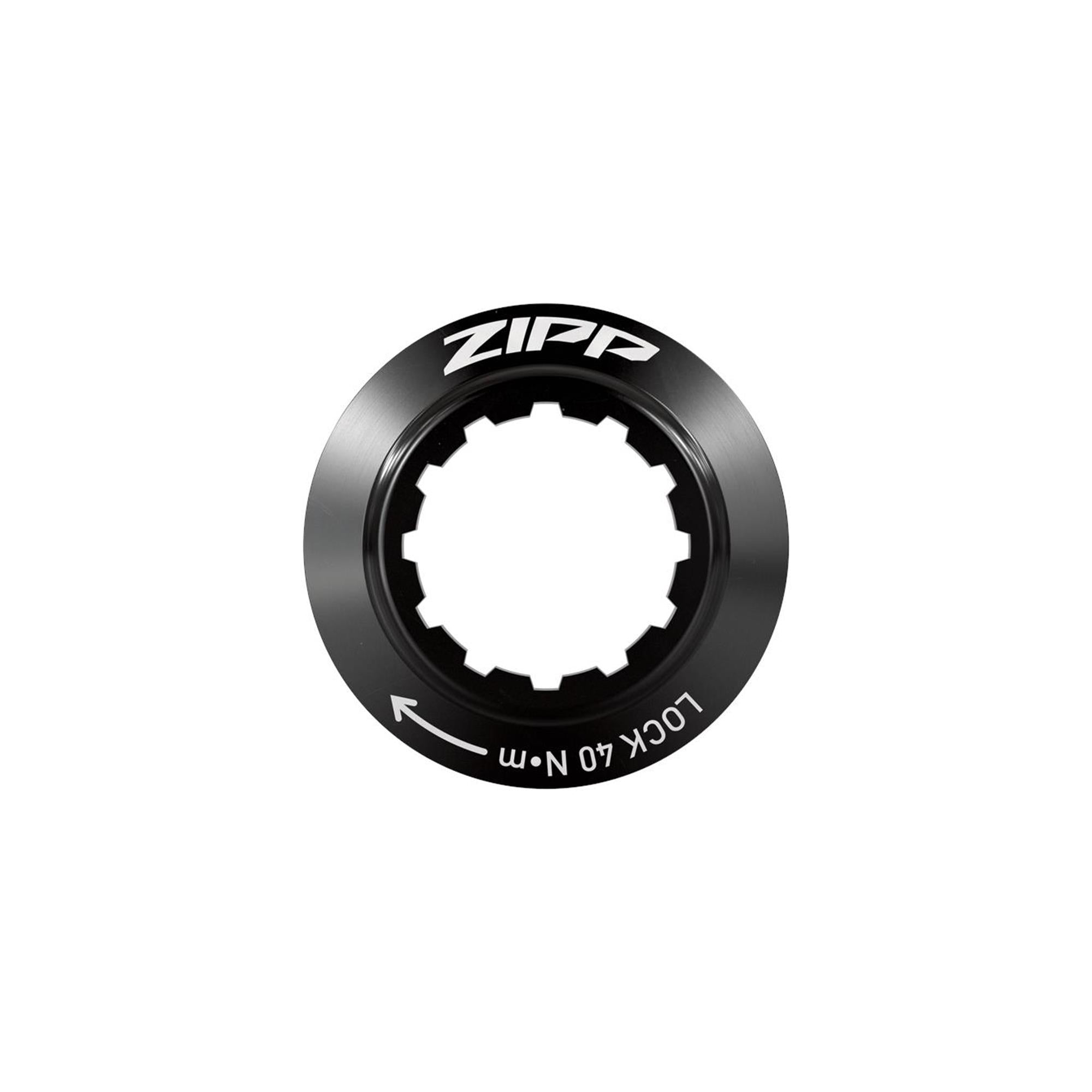 Zipp Lockring Centerlock Rotor | Power2Cycle 12 Notch Internal Spline | Power2Cycle BLACK
